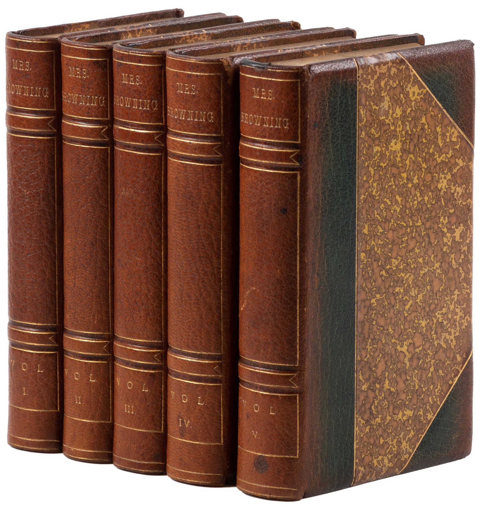 Elizabeth Browning's Poetical Works 12th Ed: Heading: (Poetry) Author: Browning, Elizabeth Barrett Title: Elizabeth Barrett Browning's Poetical Works Place Published: London Publisher:Smith, Elder, & Co. Date Published: 1880 Descr
