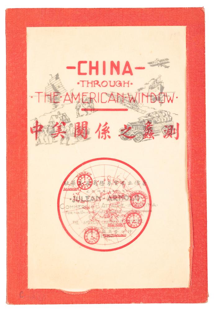American economic work on China 1932: Heading: (China) Author: Arnold, Julean Title: China Through the American Window Place Published: Shanghai, China Publisher:The American Chamber of Commerce Date Published: 1932 Descrip