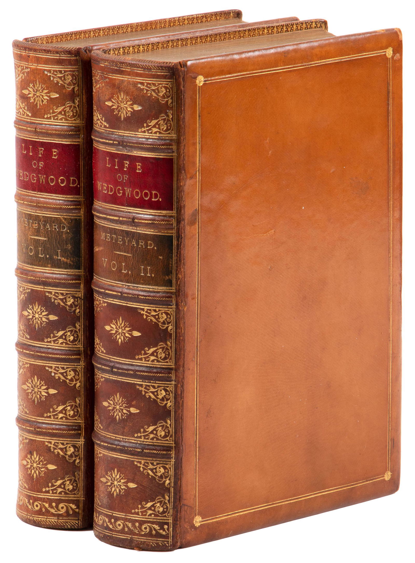 Nicely bound biography of Josiah Wedgwood (1 of 4)