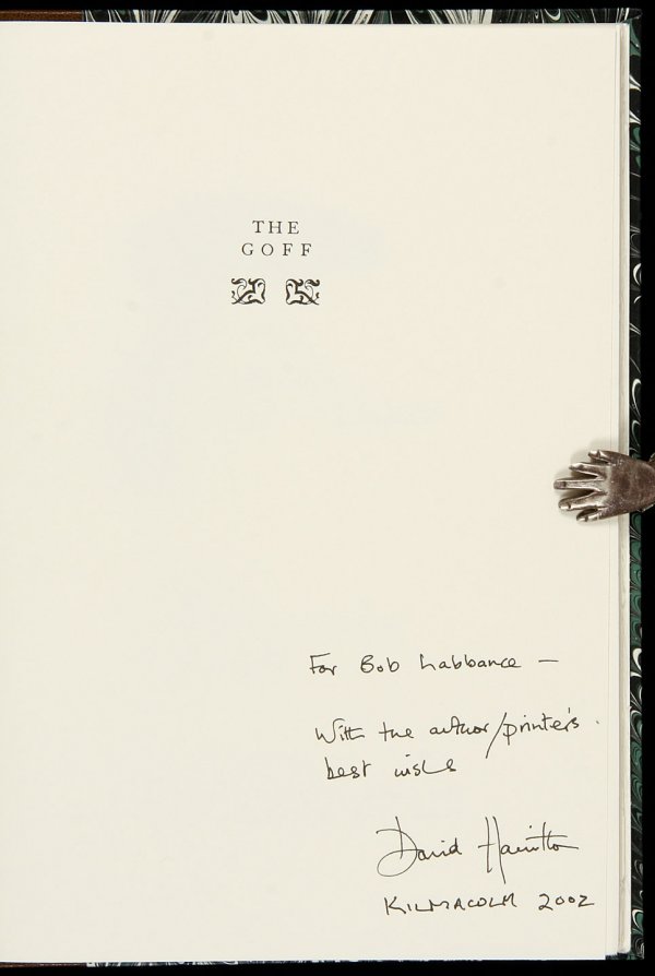 Thorn Tree Clique by David Hamilton, lmtd 1st ed: Title: The Thorn Tree Clique: a new analysis of Mathieson's poem 'The Goff' Author: Hamilton, David Description: Illustrated with green-tinted woodcuts. Includes a 22-page wrapper-bound facsimile of t