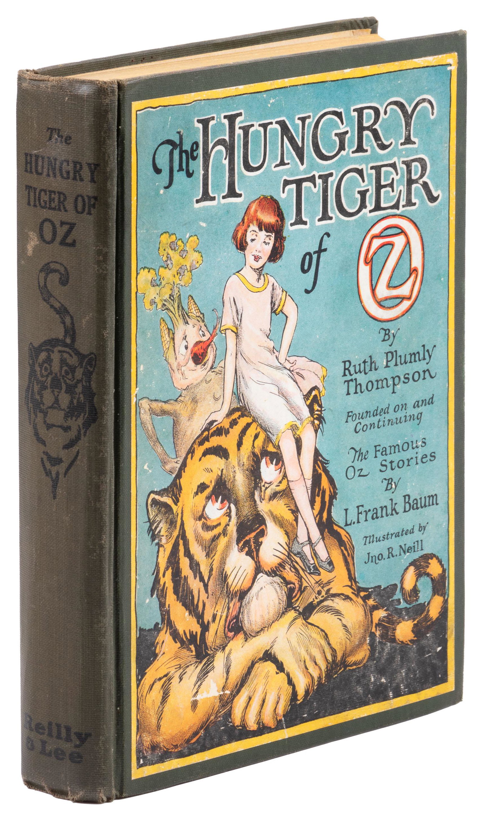The Hungry Tiger of Oz 1st Edition: Heading: (Oz) Author: Thompson, Ruth Plumly Title: The Hungry Tiger of Oz Place Published: Chicago Publisher:The Reilly & Lee Co. Date Published: 1926 Description: 261, [3] pp. +