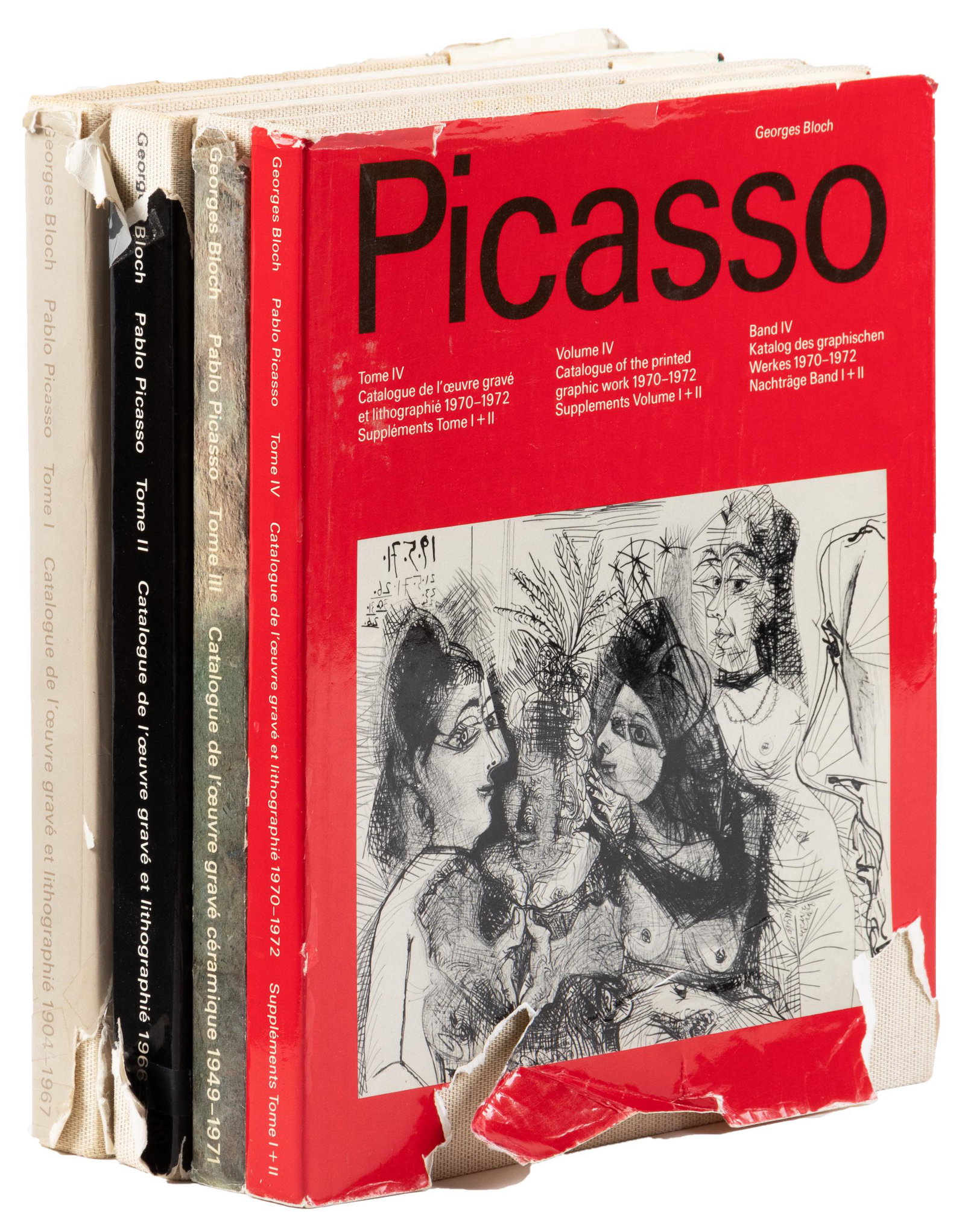 Picasso, Catalog of the printed graphic work, 4: Heading: (Picasso, Pablo) Author: Bloch, Georges Title: Pablo Picasso: Catalogue de l'Oeuvre Gravé et Lithographié [and] Catalogue de l'Oeuvre Gravé Céramique- volumes I-IV comprising 1904-1967, 1