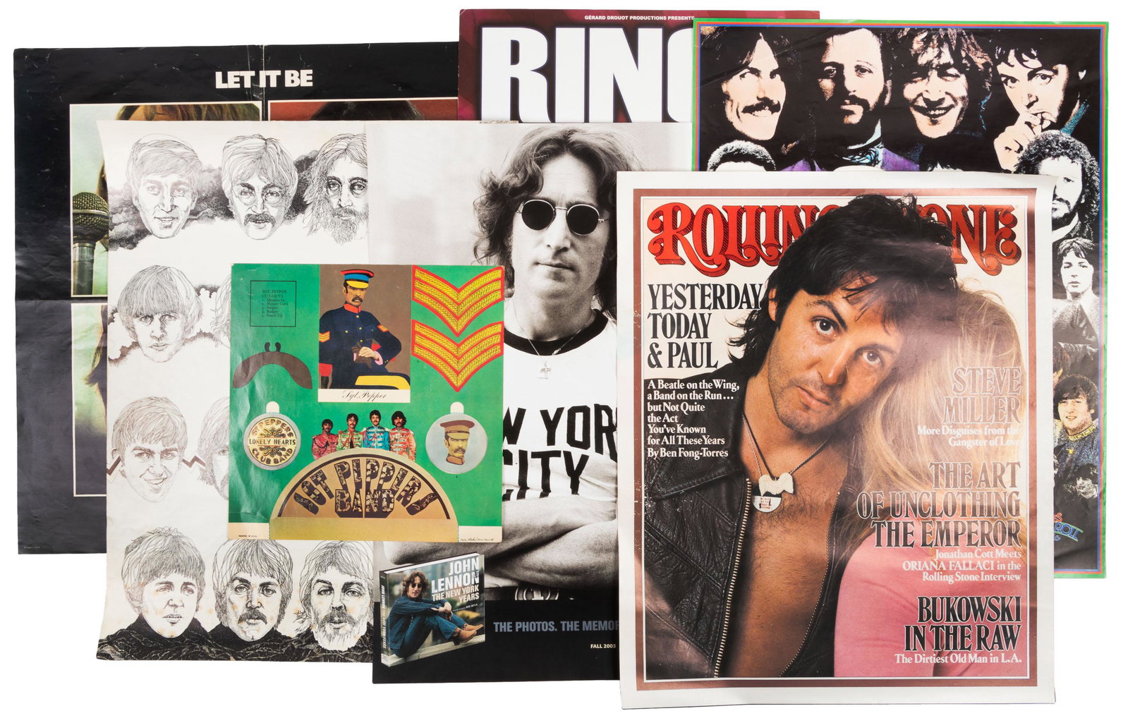 Collection of Beatles Posters: Heading: (Beatles) Author: Title: Collection of Beatles related posters Place Published: Various places Publisher: Date Published: Various dates Description: Approximately 30 po