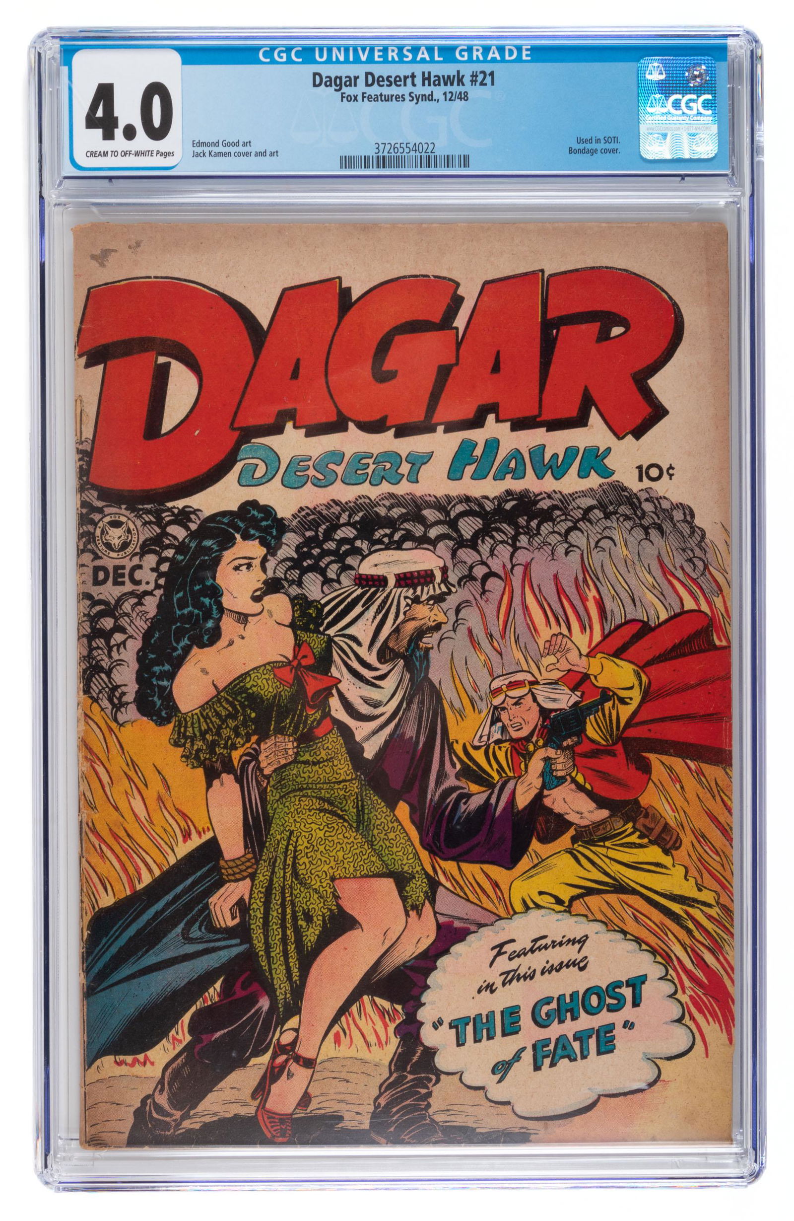 DAGAR DESERT HAWK #21 * CGC 4.0 * Seduction of the (1 of 2)