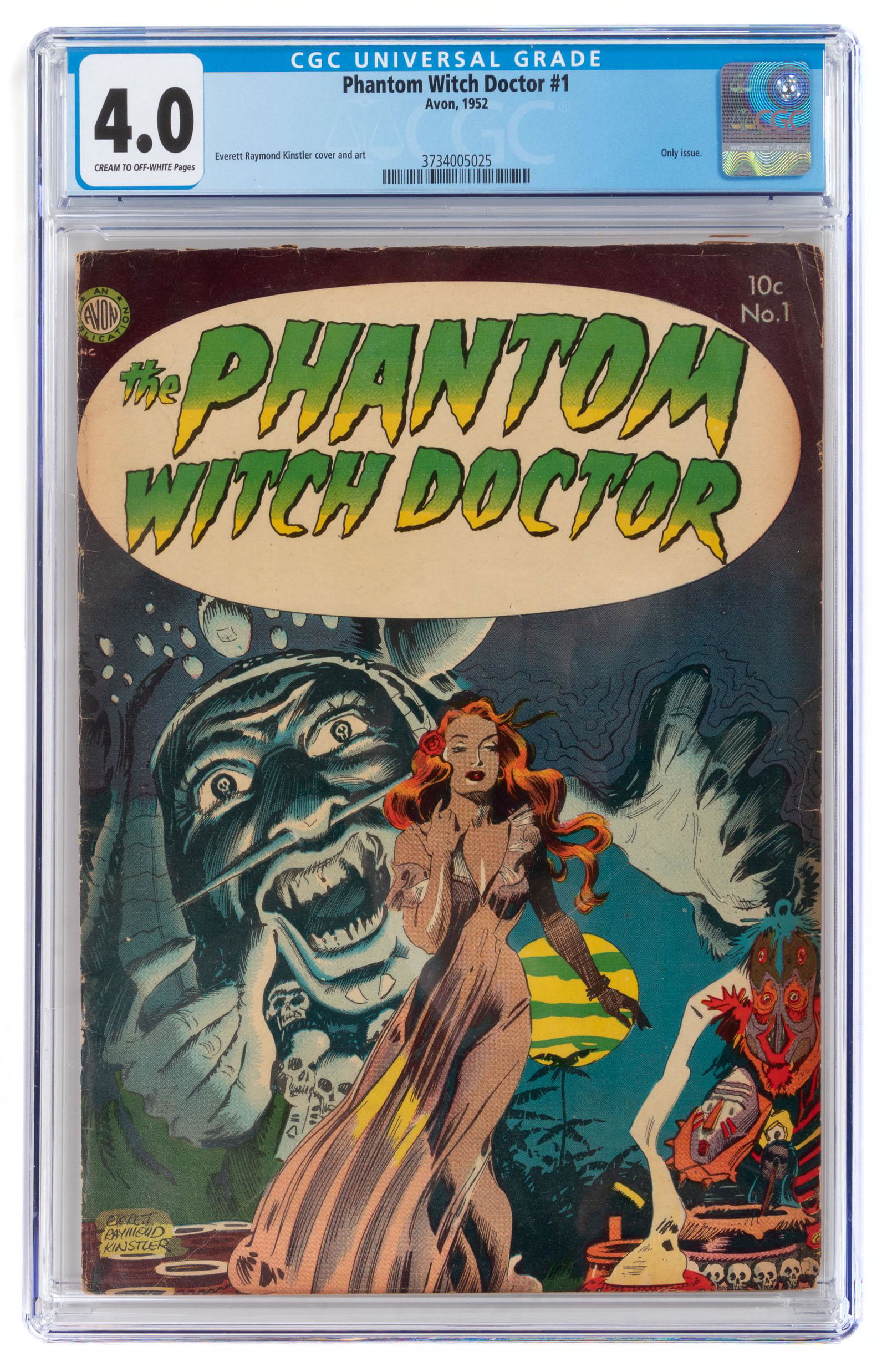 PHANTOM WITCH DOCTOR #1 * CGC 4.0 * Everett Raymond (1 of 2)