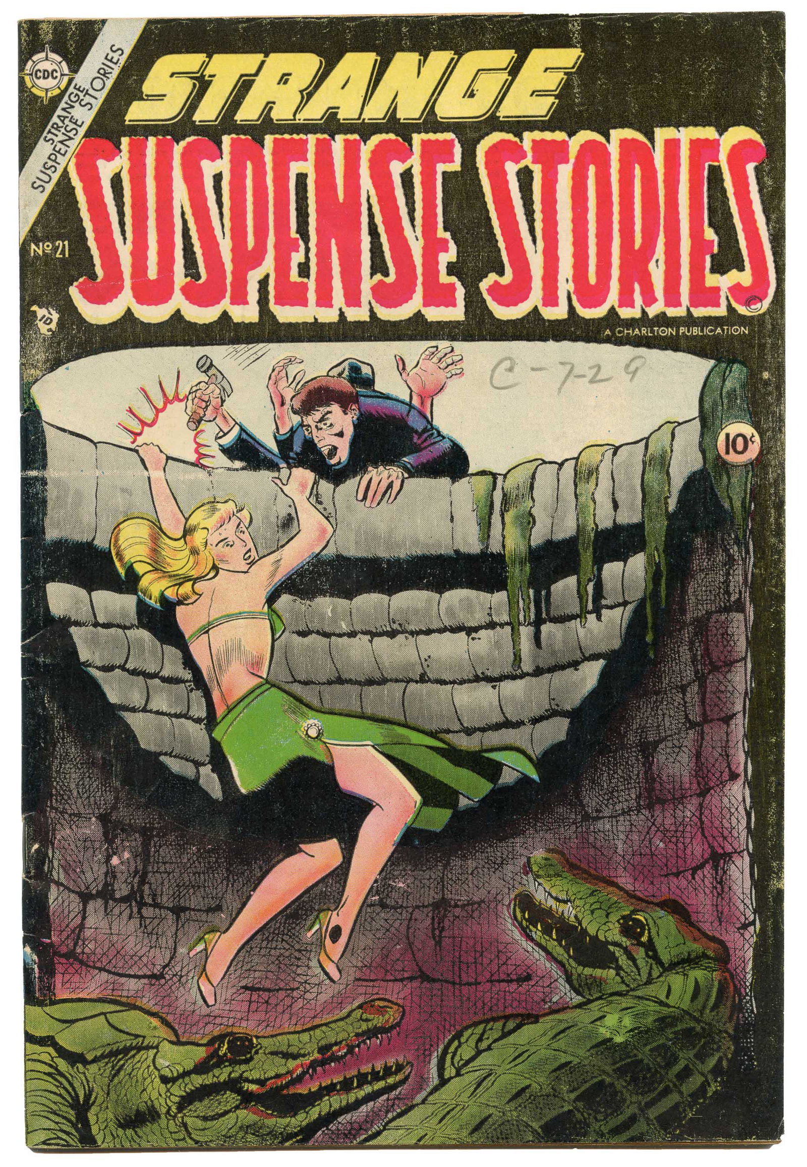 STRANGE SUSPENSE STORIES #21 * 4.5 * Mark of the Ripper: Heading: Author: Title: STRANGE SUSPENSE STORIES No. 21 Place Published: Publisher: Date Published: Description: Charlton (Indicia: "Charlton Comics Group").