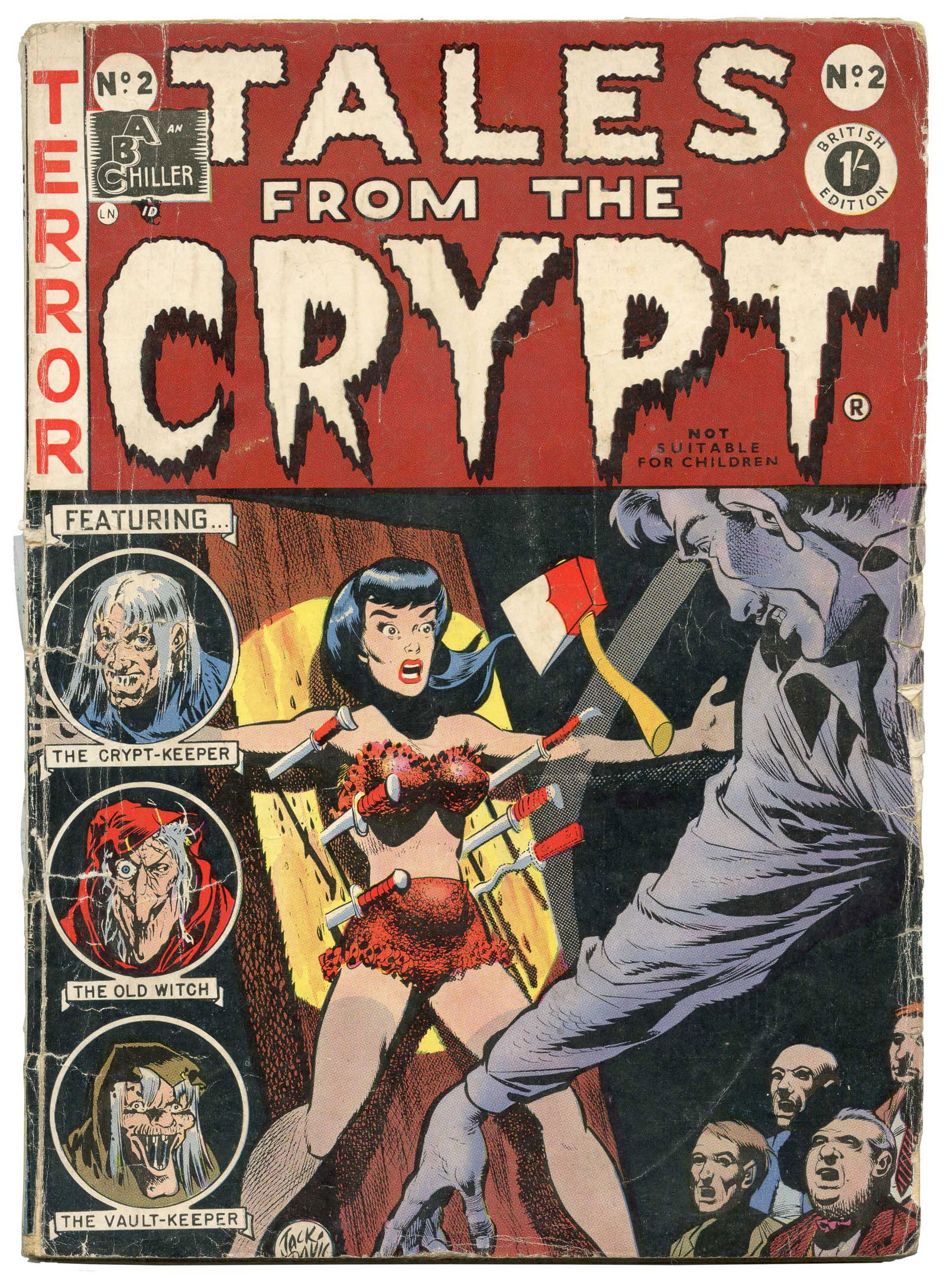 TALES FROM THE CRYPT #2 * 2.0 * "ABC CHILLER" British (1 of 3)
