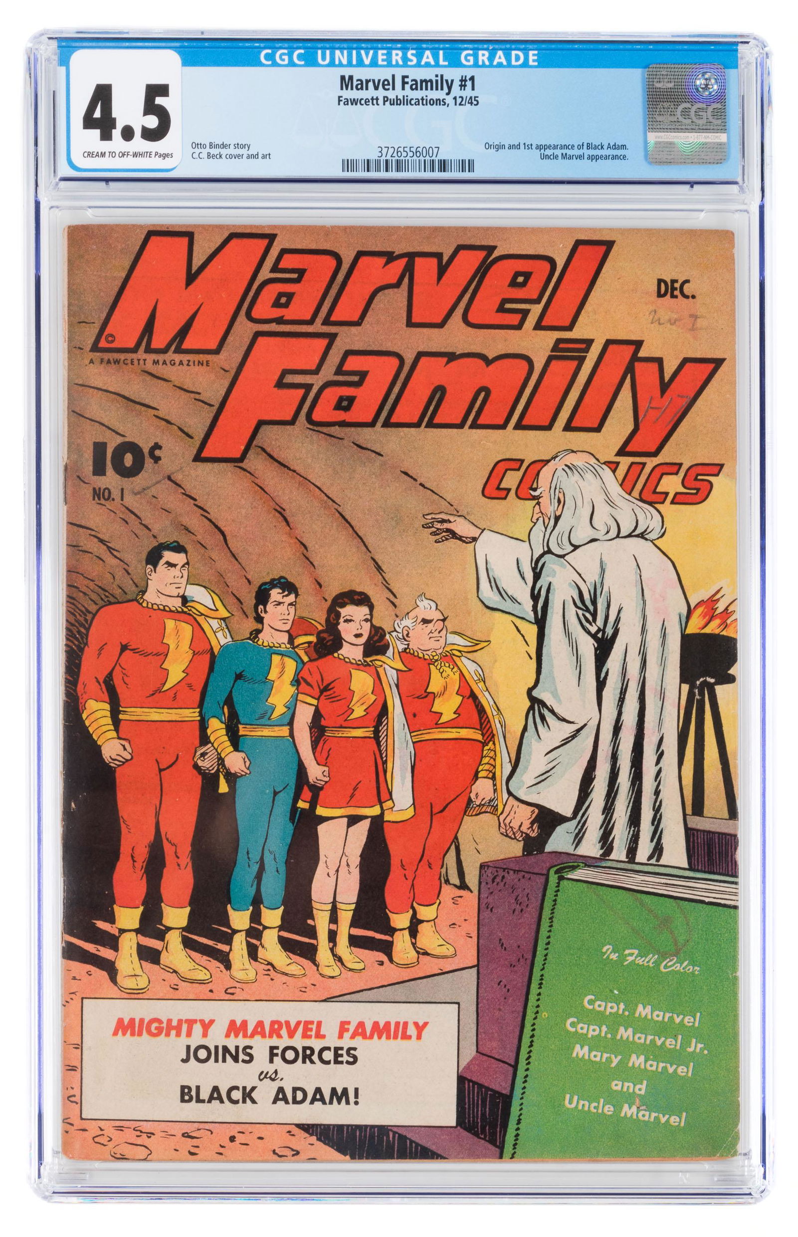 MARVEL FAMILY #1 * 3.0 * First Issue * C.C. BECK (1 of 2)