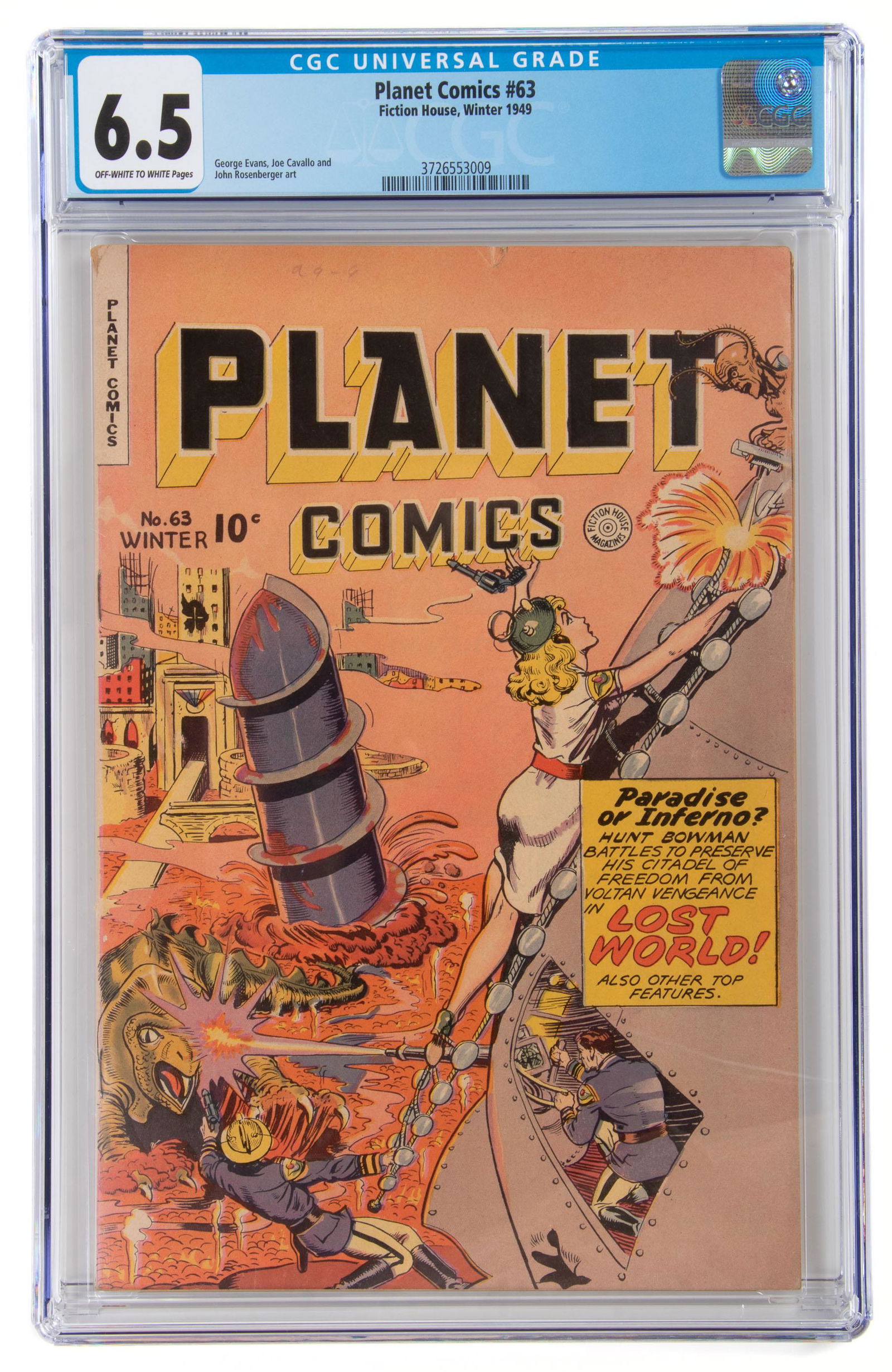PLANET COMICS #63 * CGC 6.5 * George EVANS (1 of 2)