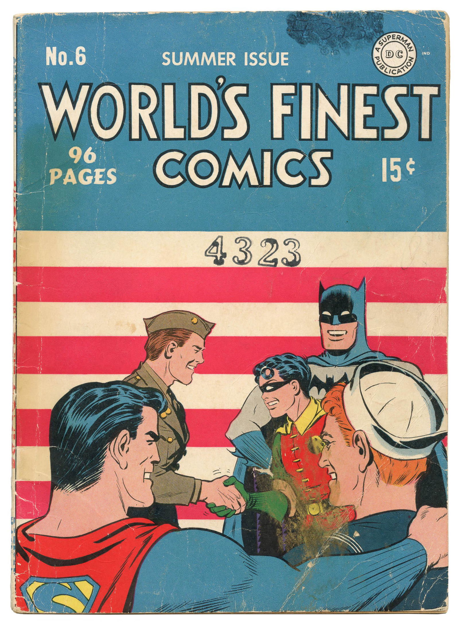 WORLD'S FINEST #6 * 2.0 * Patriotic Cover: Superheroes (1 of 2)