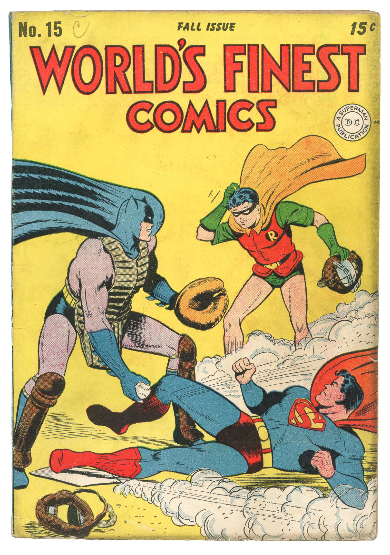 WORLD'S FINEST #15 * 4.0 * A Comic Book Baseball Game (1 of 2)