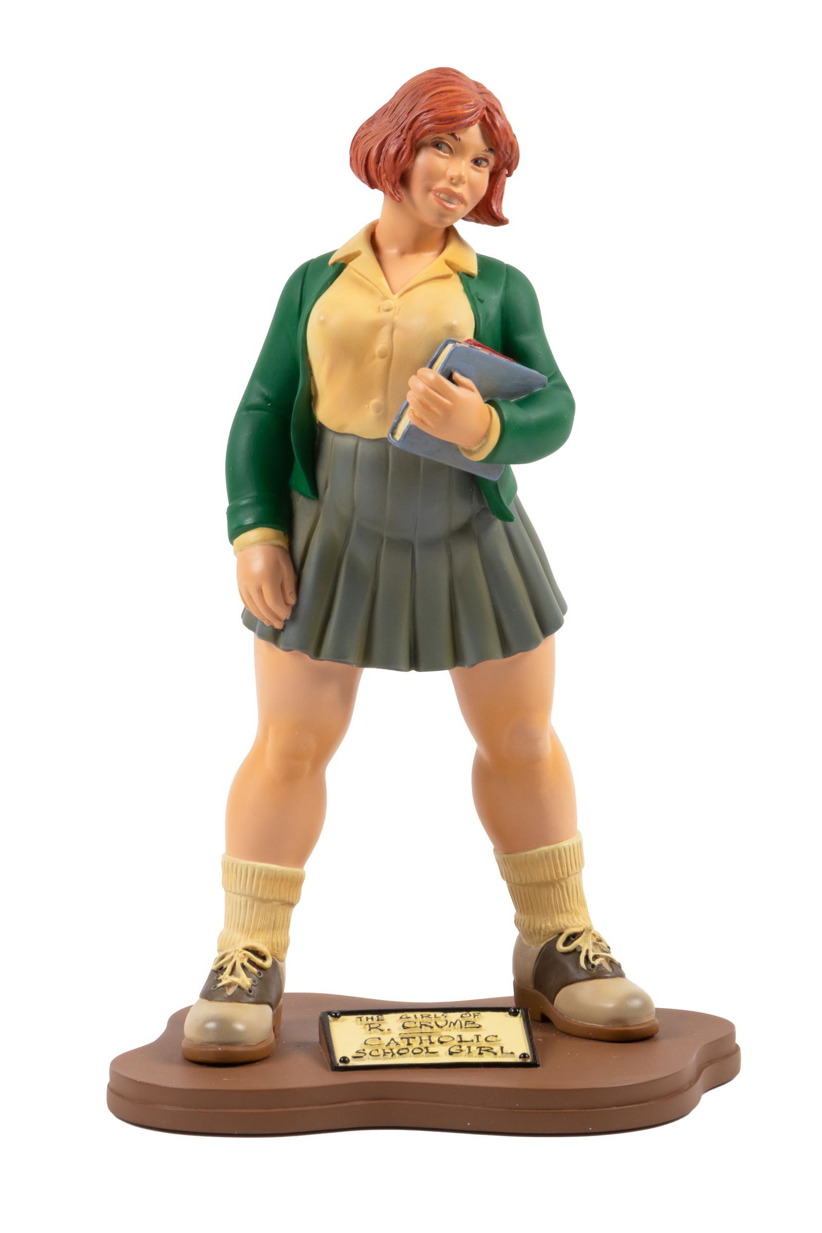 R. Crumb CATHOLIC SCHOOLGIRL Statue * Signed & Limited (1 of 3)