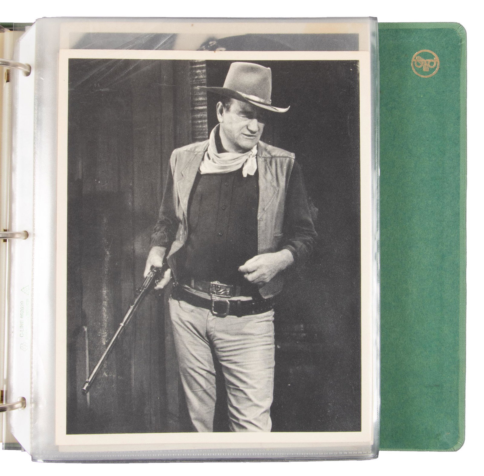 Sixty publicity photographs in binder: Heading: (Photographs - Hollywood) Author: Title: Collection of approximately 60 publicity photographs with assorted ephemera including five postcards of Elvis Place Published: Various places Publishe