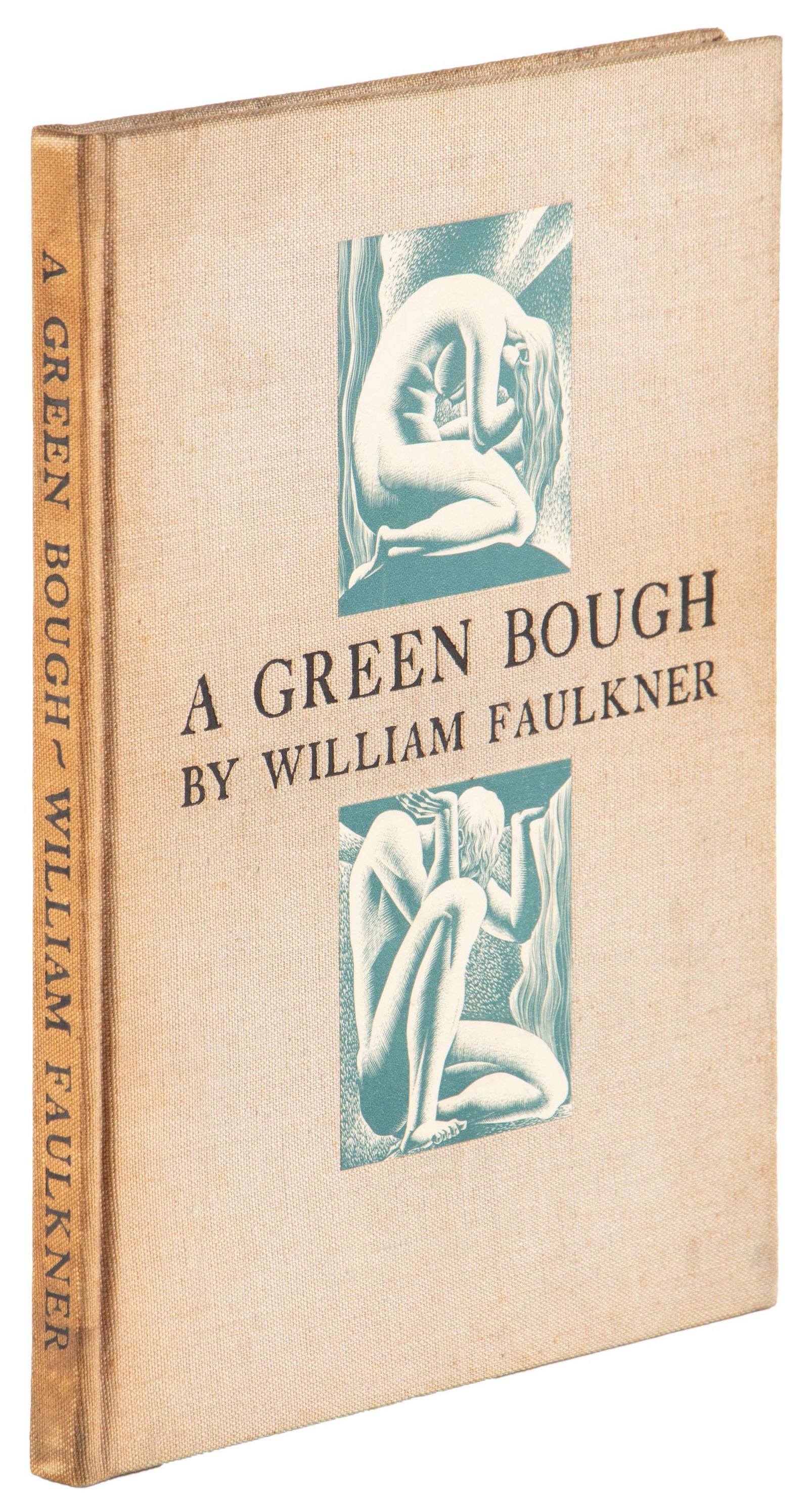 A Green Bough signed by Faulkner 1/360: Heading: Author: Faulkner, William Title: A Green Bough Place Published: New York Publisher:Harrison Smith and Robert Haas Date Published: 1933 Description: 67 pp. Illustrated w