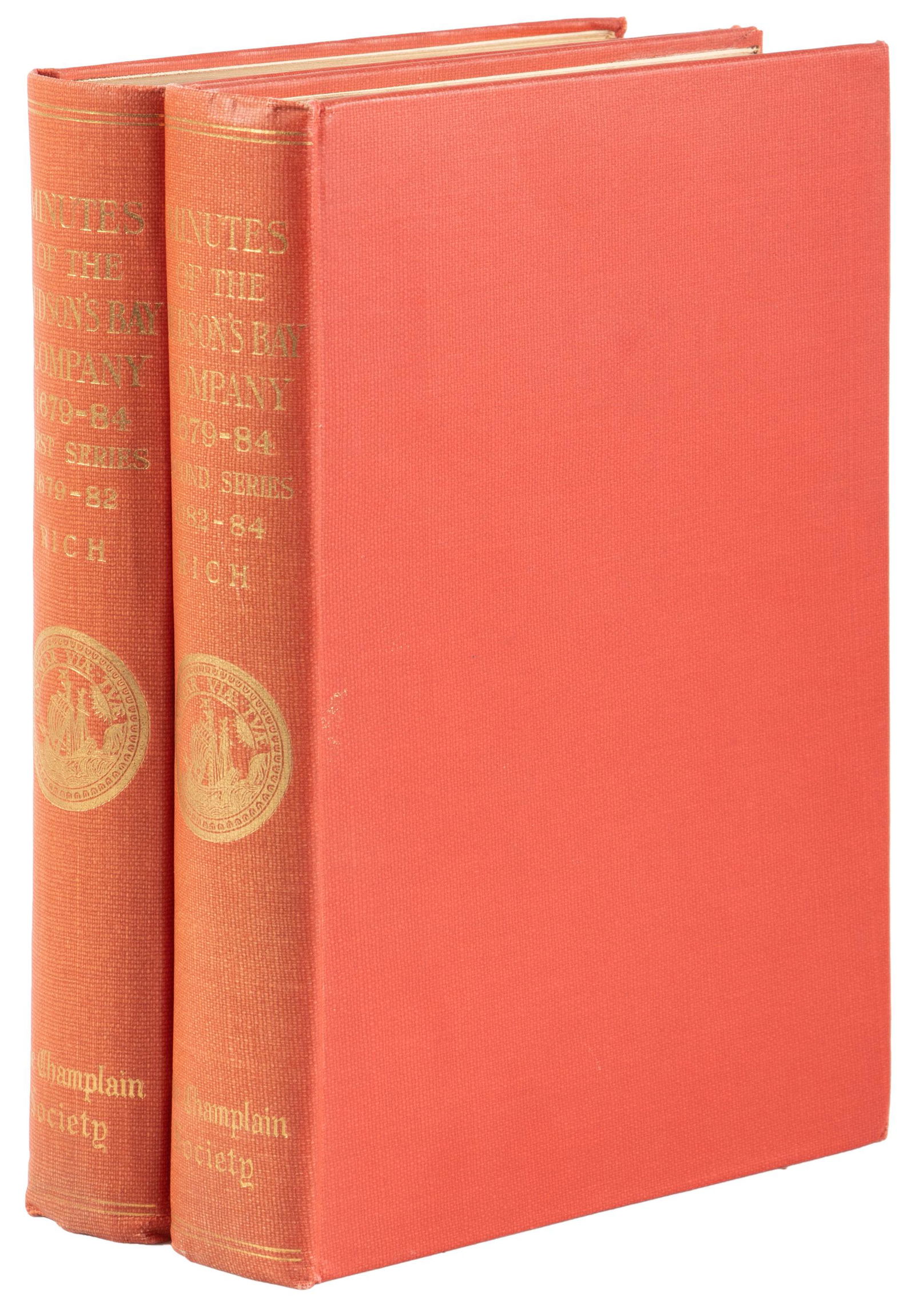 Champlain Society Minutes of the Hudson's Bay Company: Heading: (Hudson's Bay Company) Author: Rich, E.E., ed. Title: Minutes of the Hudson's Bay Company, 1679-1684 Place Published: Toronto Publisher:The Champlain Society Date Published: 1945-46<