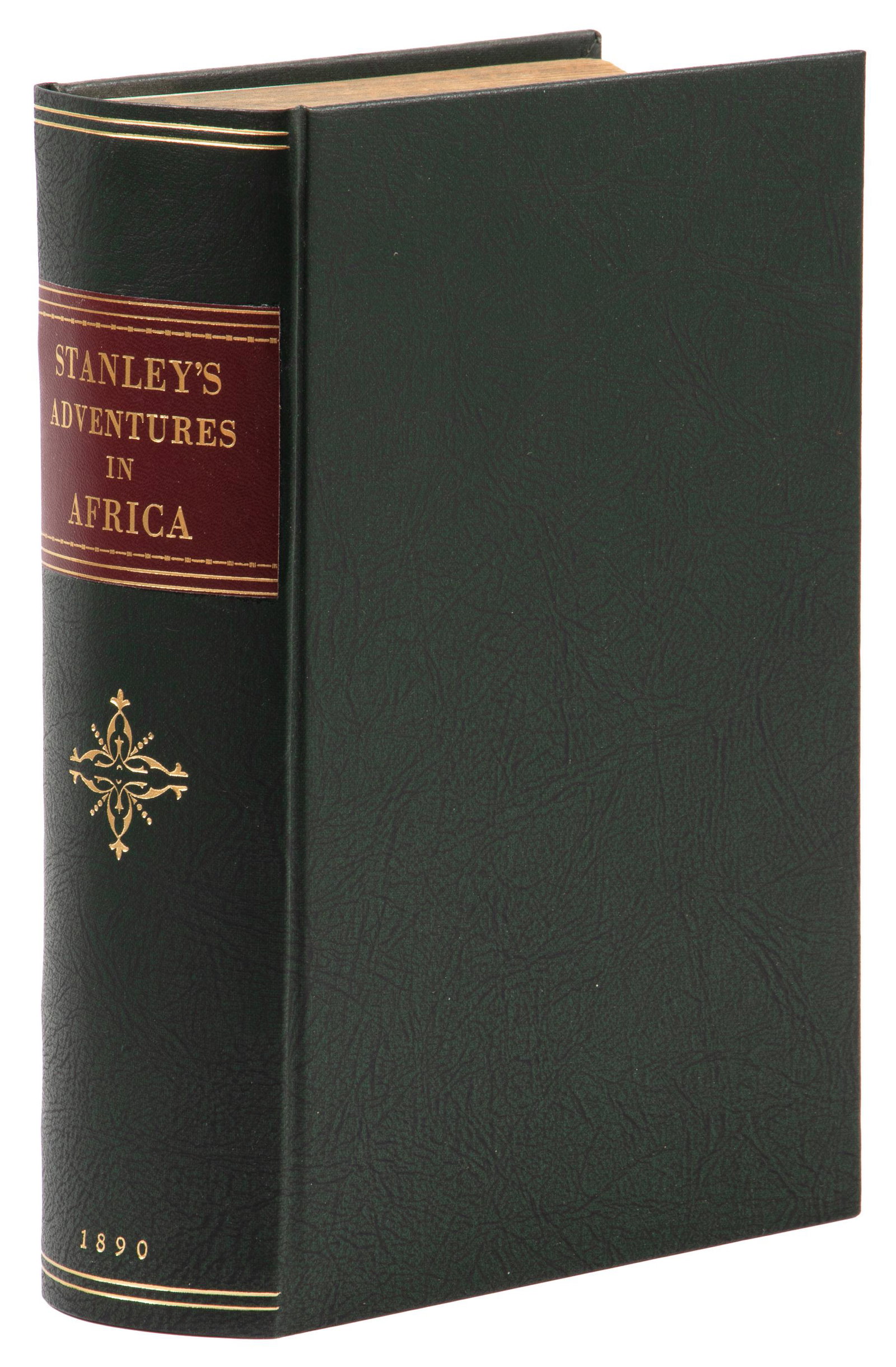 With five hand-colored plates: Heading: (Stanley, Henry M.) Author: Headley, J.T. & W.F. Johnson Title: H.M. Stanley's Wonderful Adventures in Africa Place Published: No place Publisher:Excelsior Publishing Date Published: