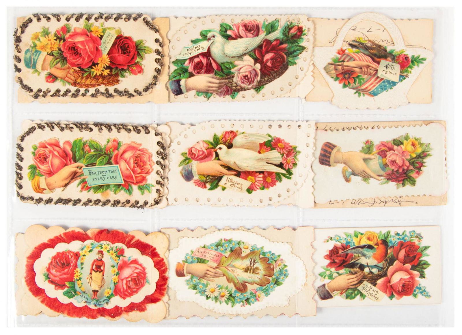 450 Victorian & early 20th century Valentines (1 of 3)