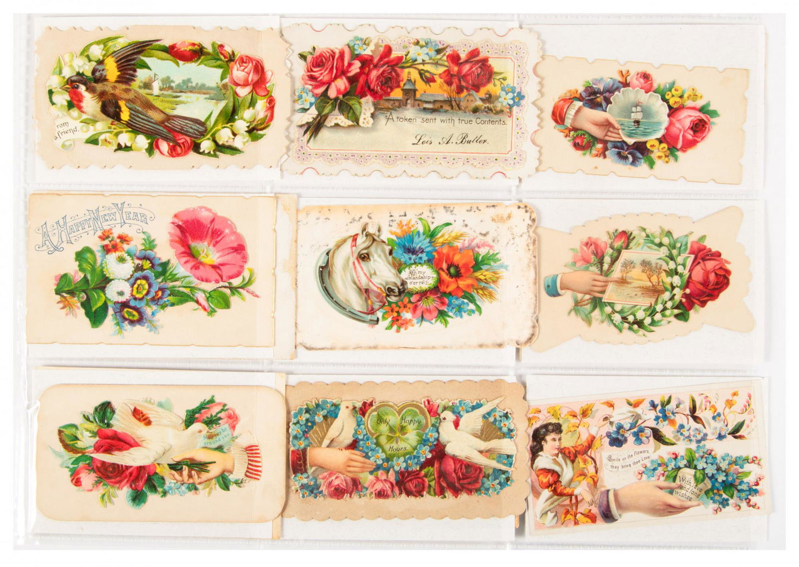 633 Victorian & early 20th century Valentines (1 of 3)