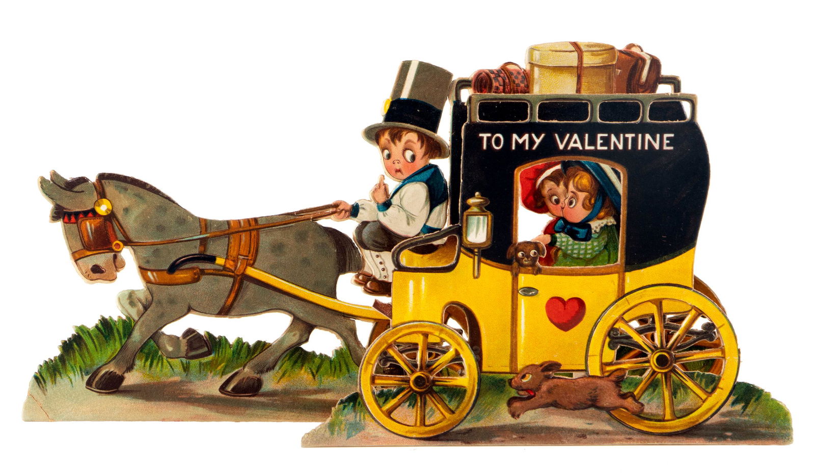 8 Victorian die-cut Valentines (1 of 8)