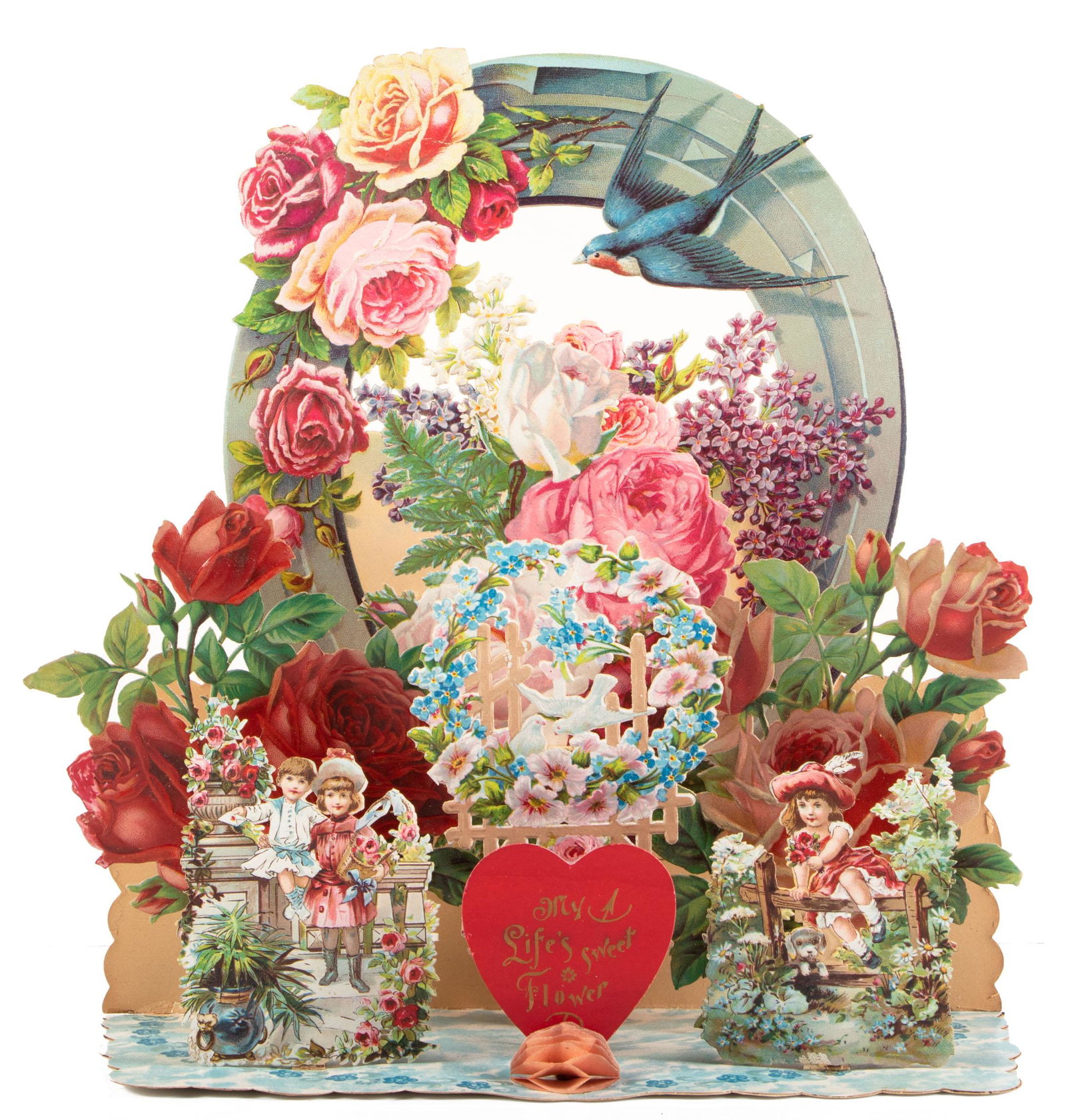 8 Victorian pop-up fold-out valentines (1 of 1)