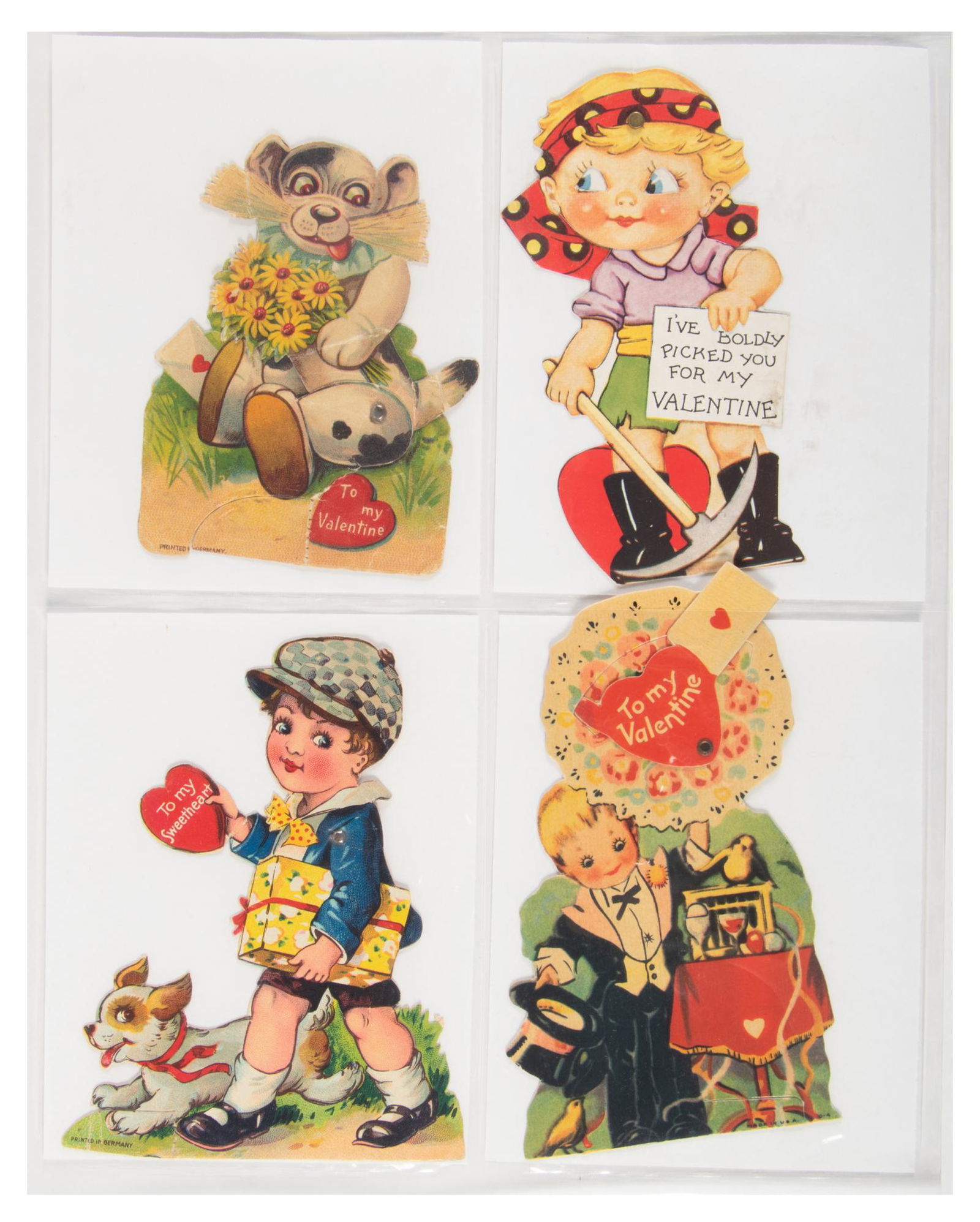 Early 20th century Mechanical Valentines (1 of 4)