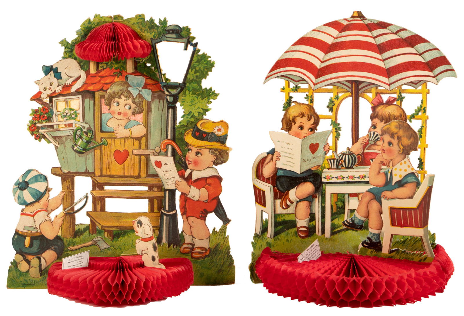 11 Early 20th century Mechanical Valentines (1 of 5)