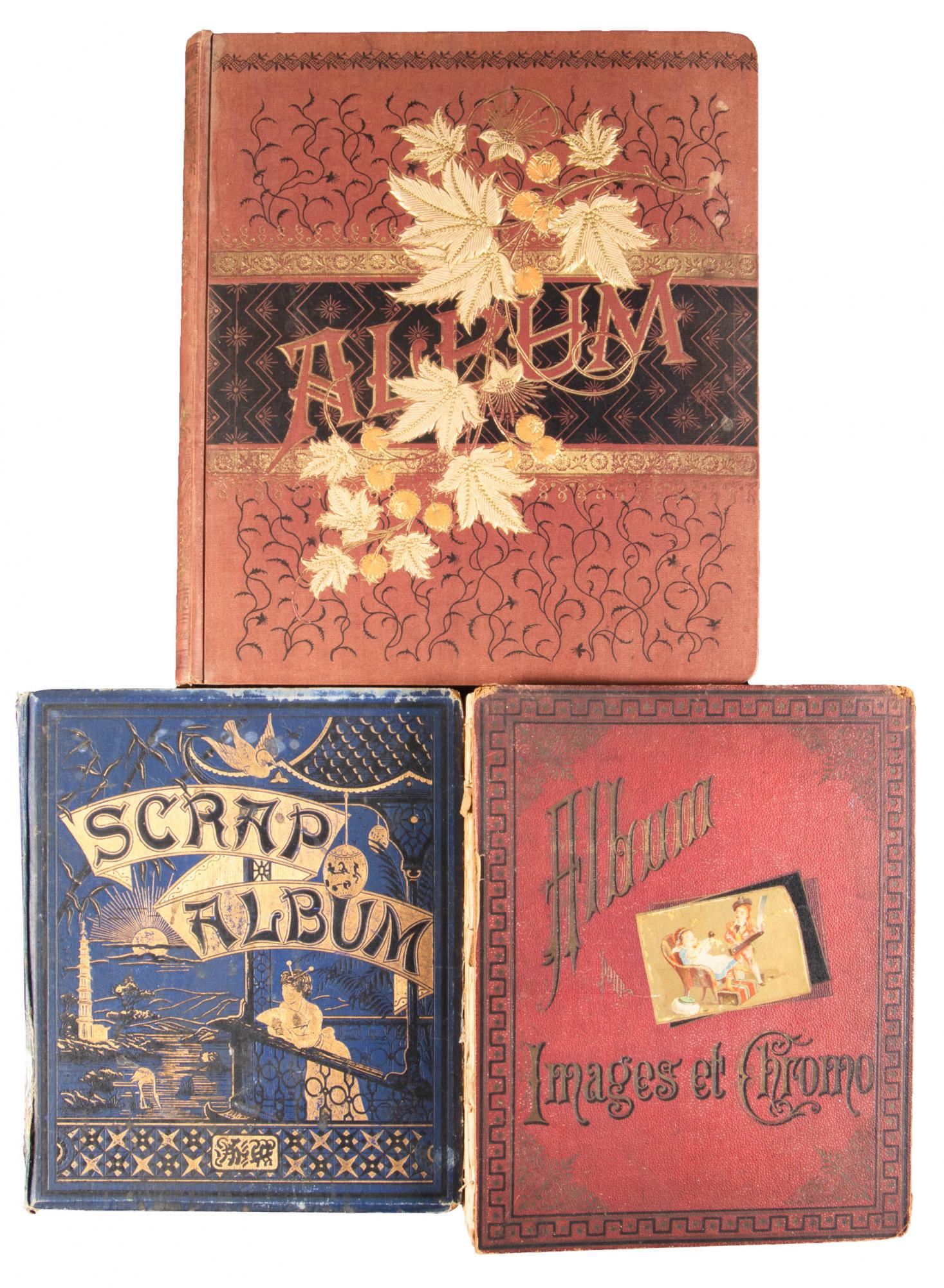 Three albums of miscellaneous Victorian era holiday (1 of 7)