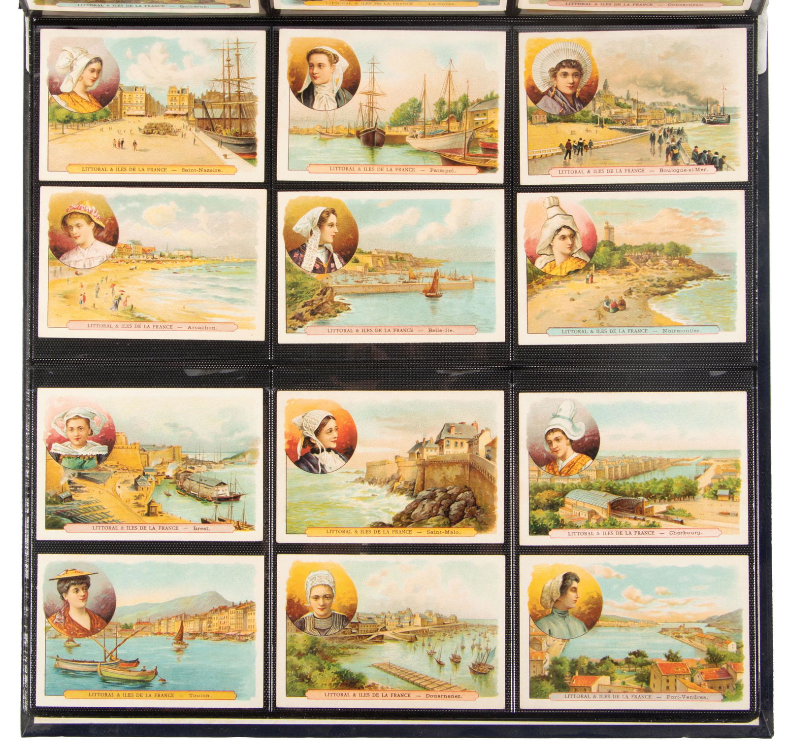 Album of 241 Victorian & early 20th-century trade cards (1 of 4)