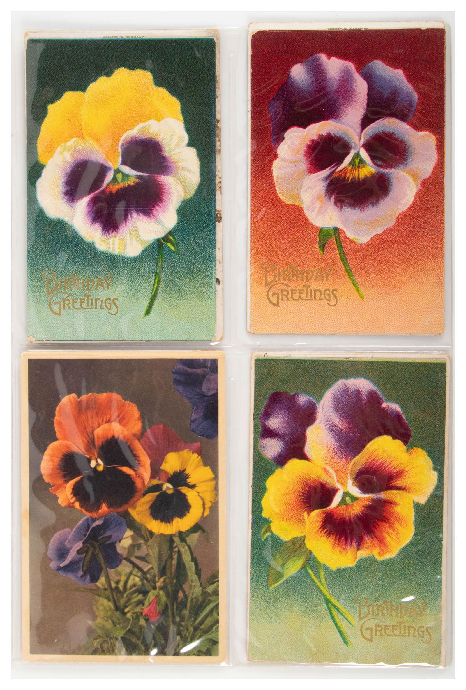 Album of 150 Victorian post-cards & trading cards (1 of 4)