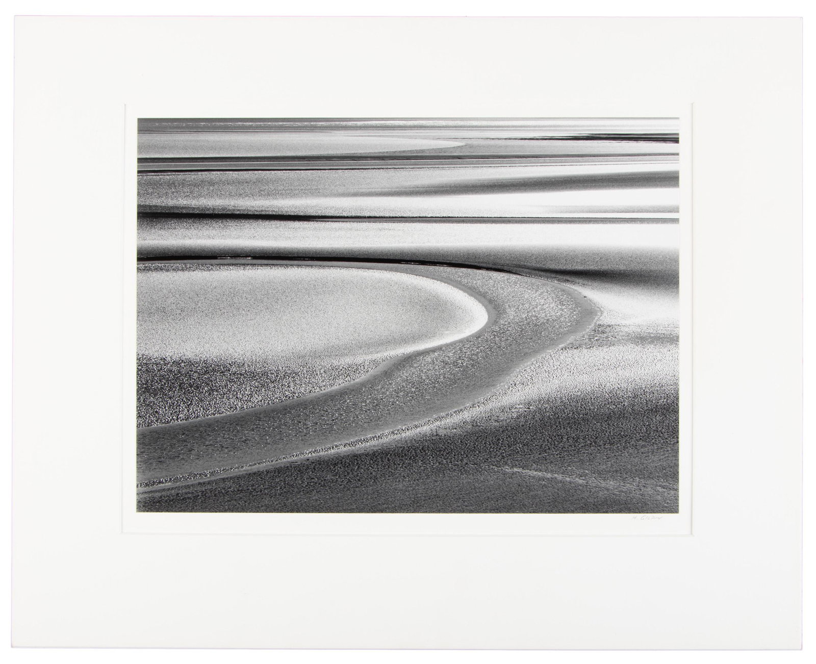 Signed by Henry Gilpin: Heading: Author: Gilpin, Henry Title: Untitled - [Tidal flow in Alaska] Place Published: Monterey, CA Publisher: Date Published: Negative: 1984; Print: 1988 Description: Gelatin