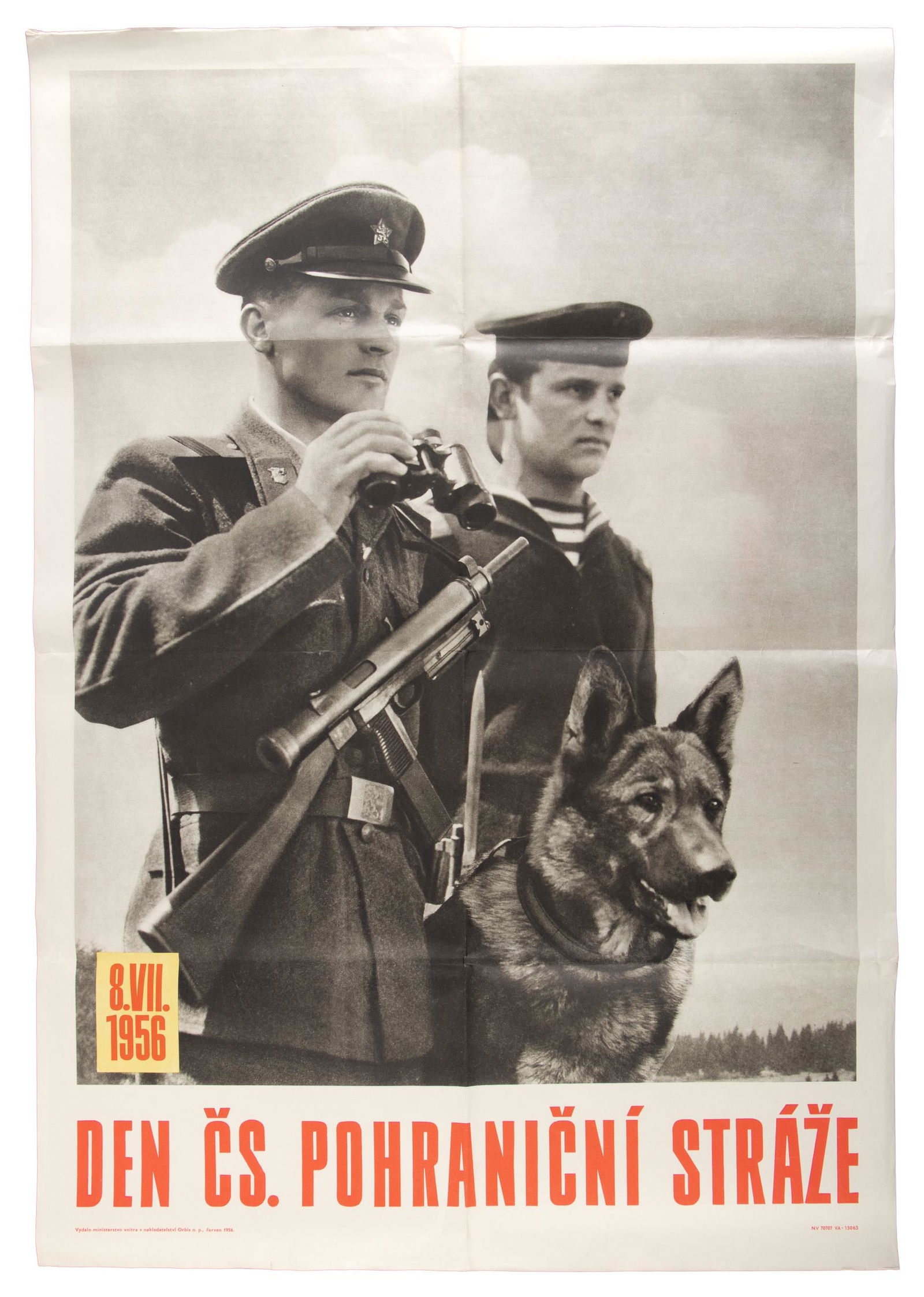 Czechoslovakia celebrates its border patrol, 1956 (1 of 1)