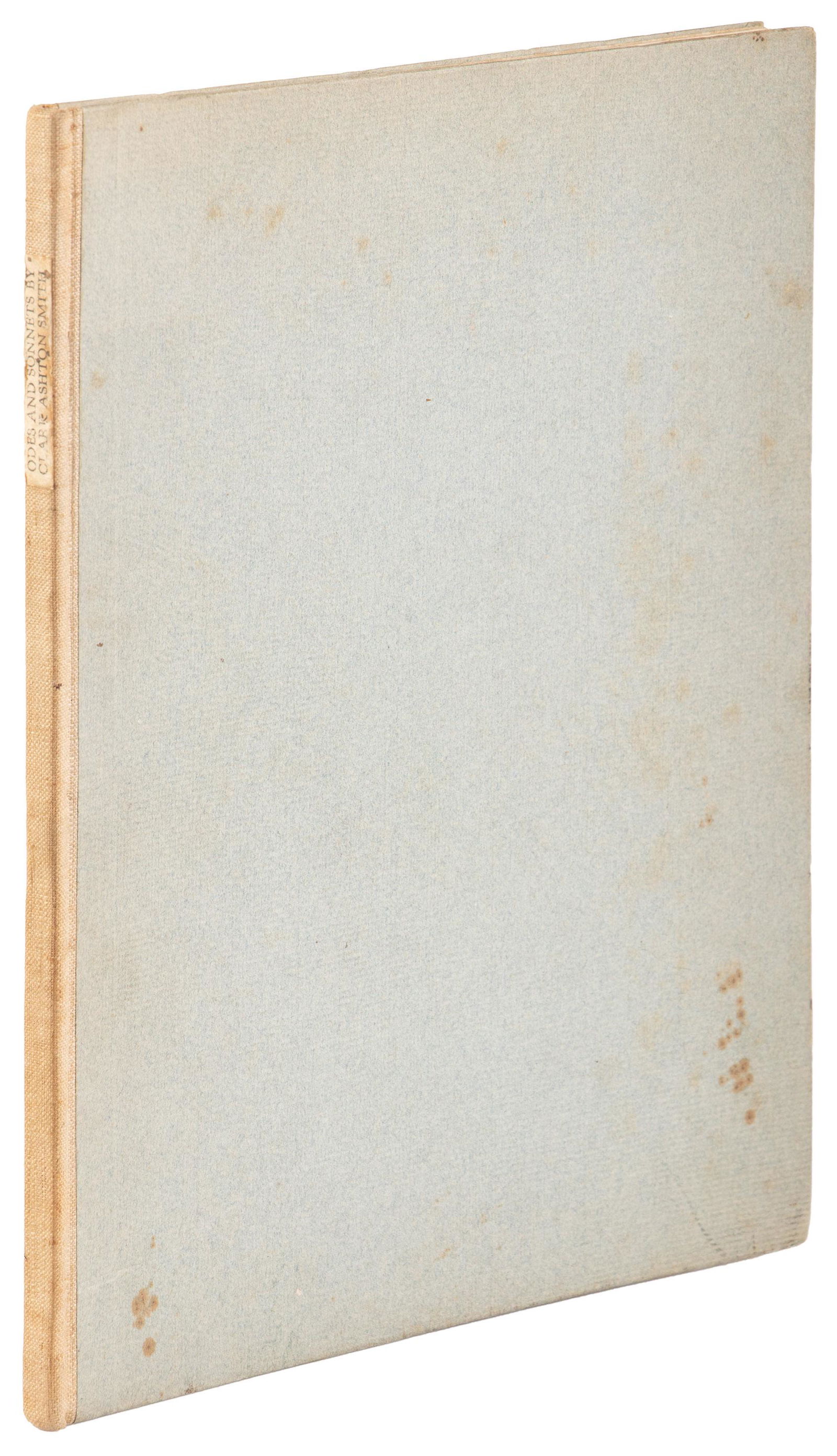 Clark Ashton Smiths Odes & Sonnets (1 of 1)