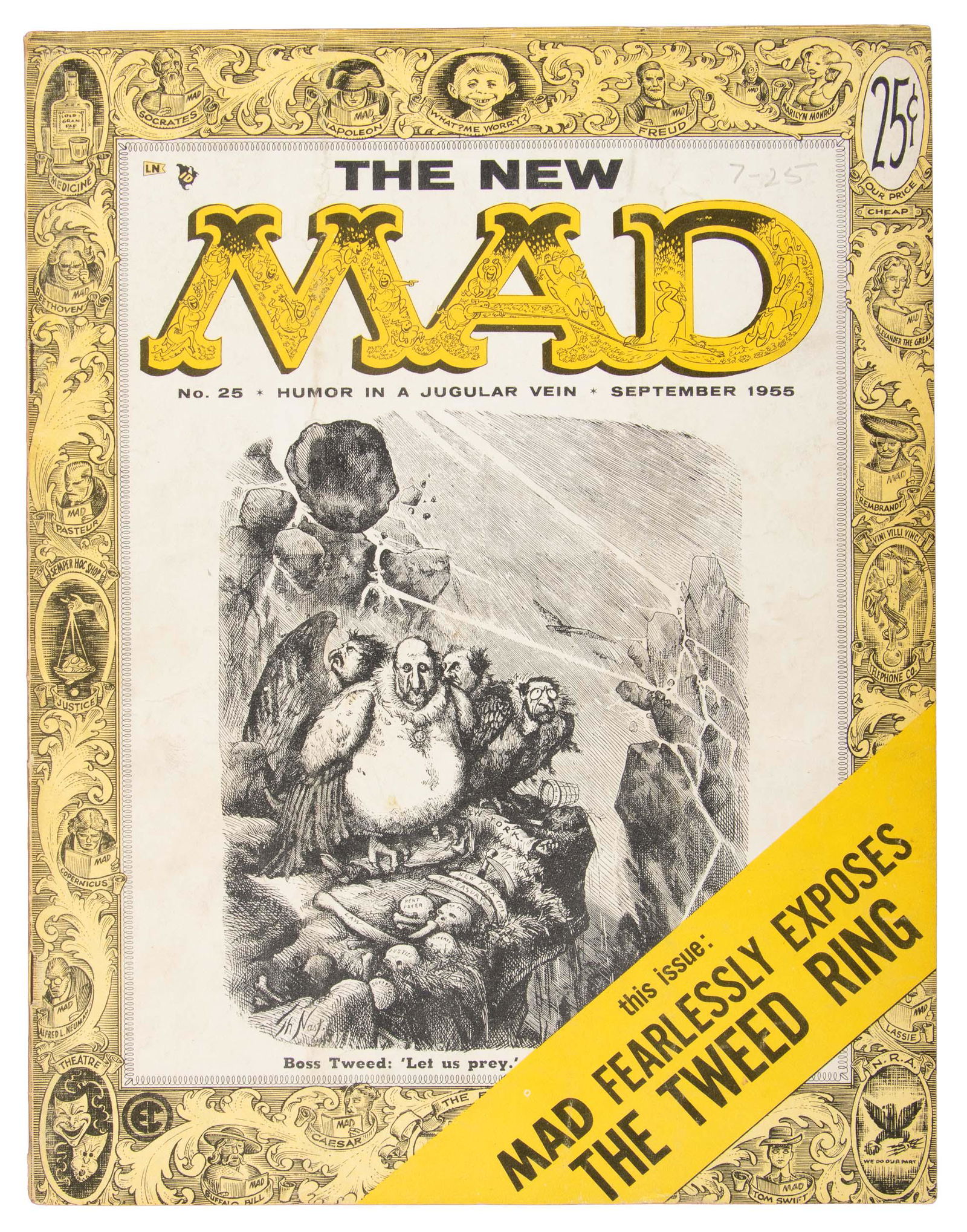 MAD #25 * VG * 1955 * 2nd Magazine Issue (1 of 2)