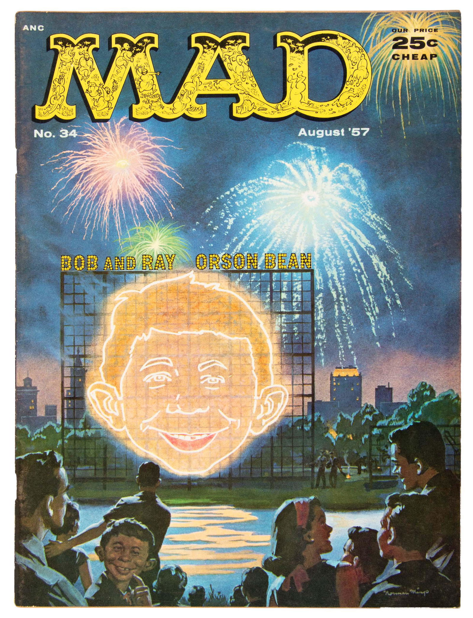MAD #34 * Fine * 1957 * Dave Berg Starts (1 of 2)