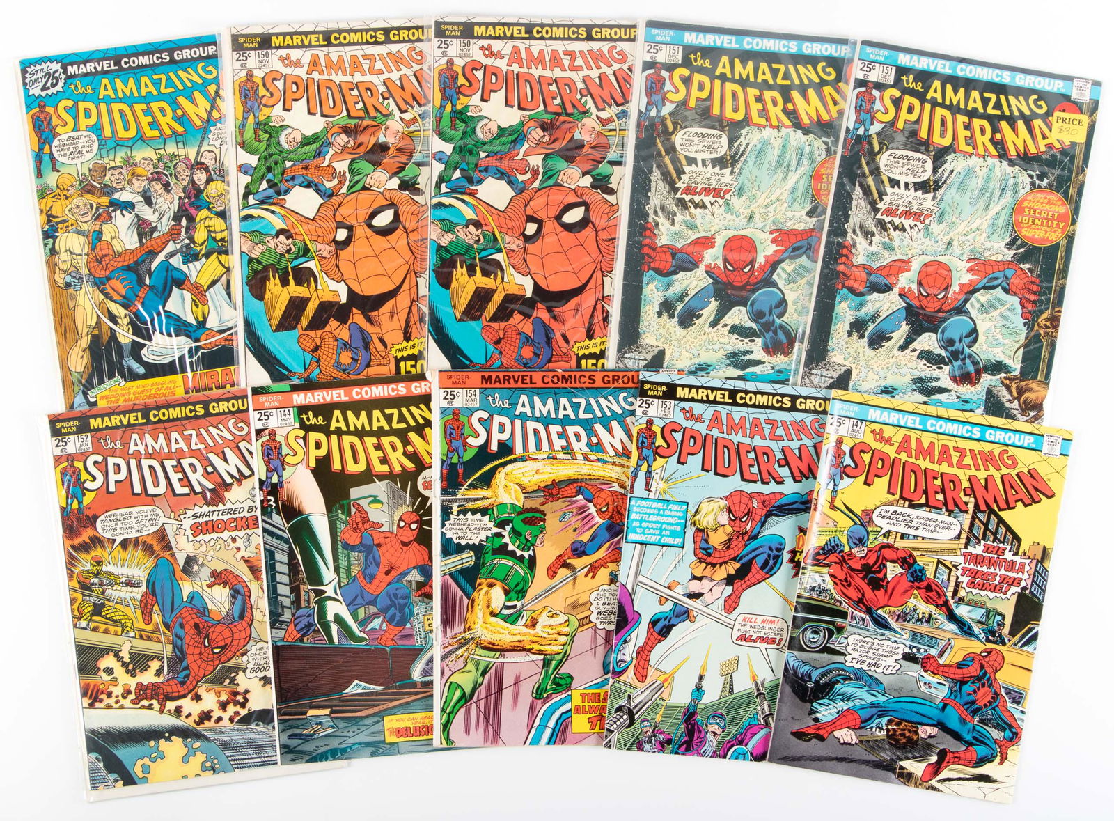 Amazing Spider-Man: Lot of Ten Comics * 1970s (1 of 1)