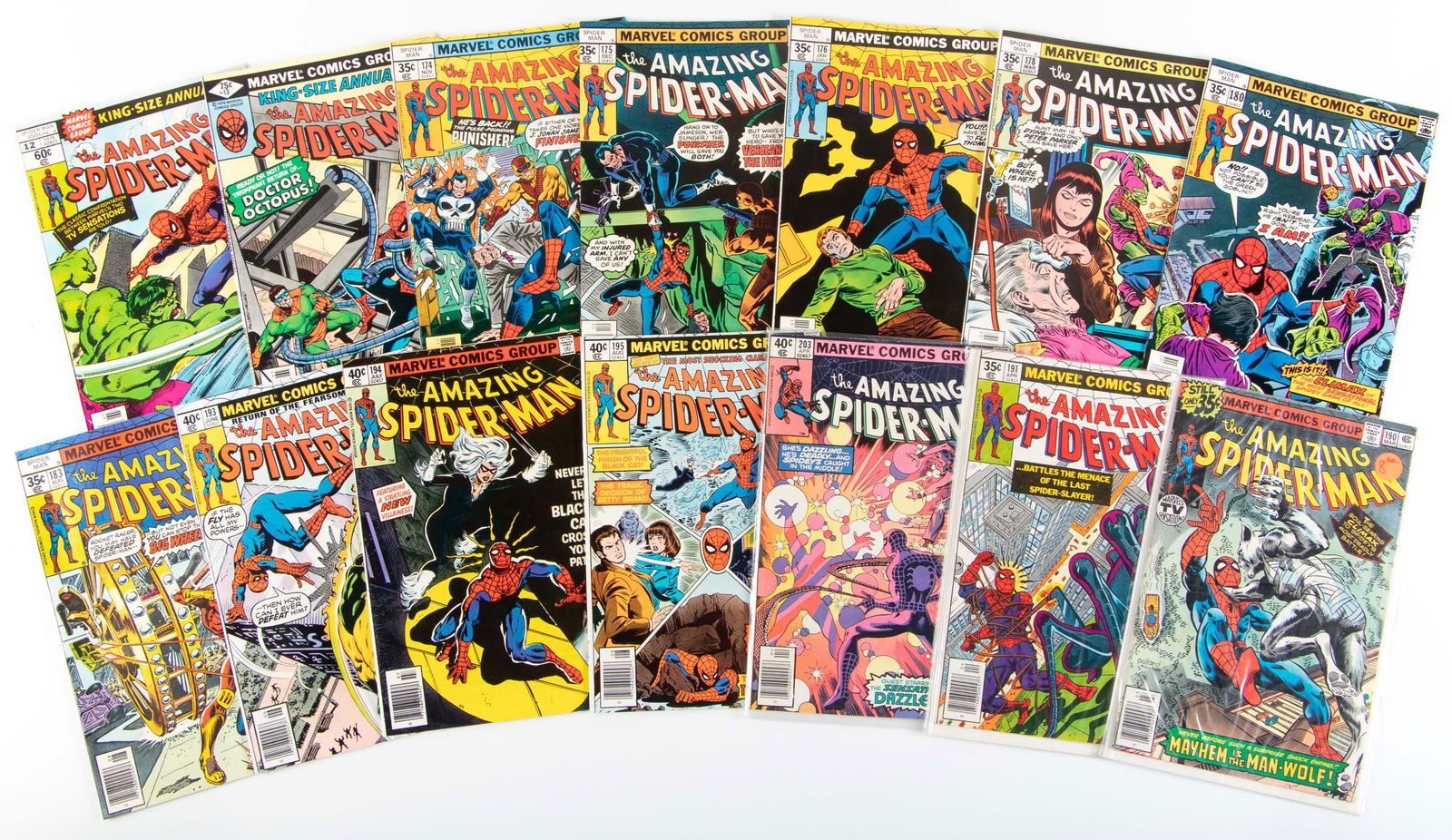 Amazing Spider-Man: Lot of Ten Comics * 1970s (1 of 1)