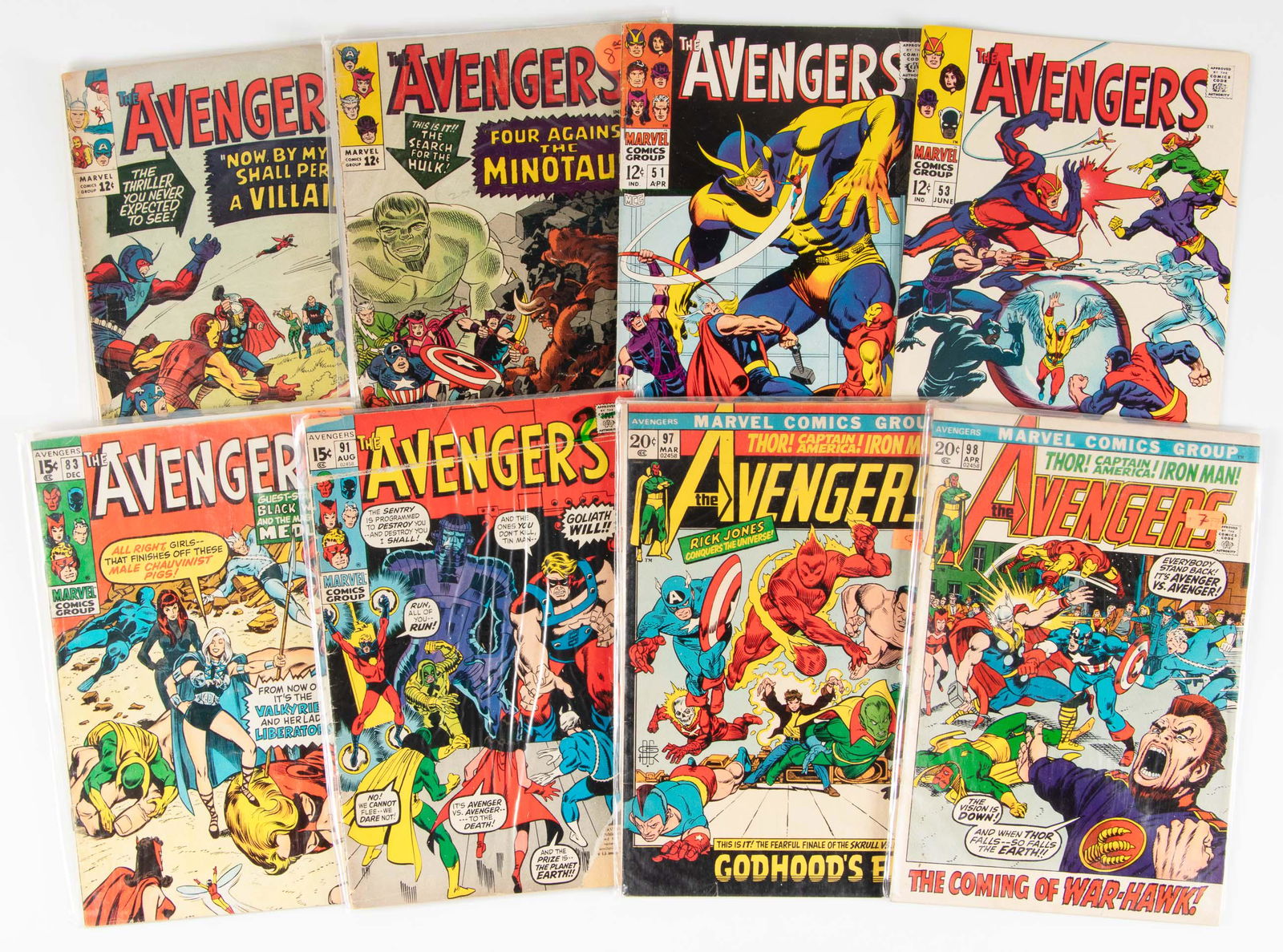 Avengers: Lot of 8 Comics * 1960s-70s (1 of 1)