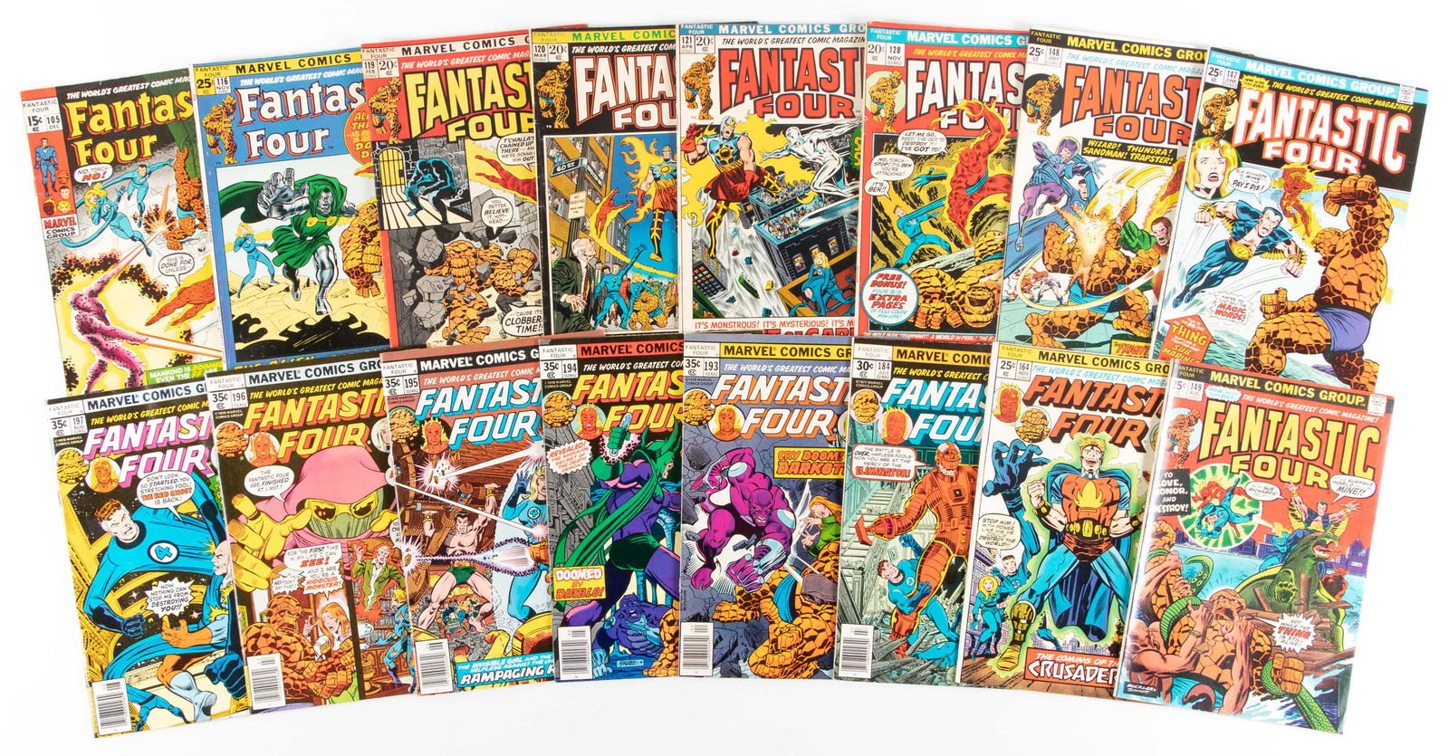 Fantastic Four: Lot of 20 Comics, 1970s (1 of 2)