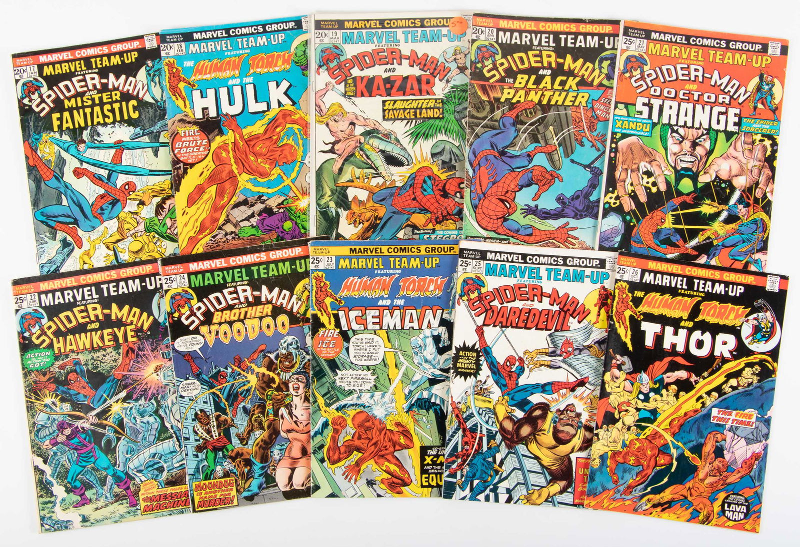 Marvel Team-Up: Lot of 10 * 1970s (1 of 1)