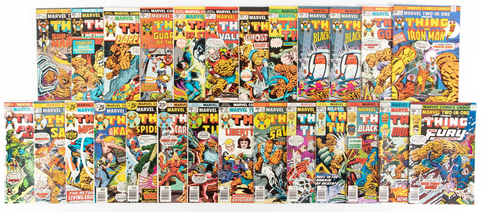 Marvel Two-In-One: Lot of 55 Comics (1 of 2)