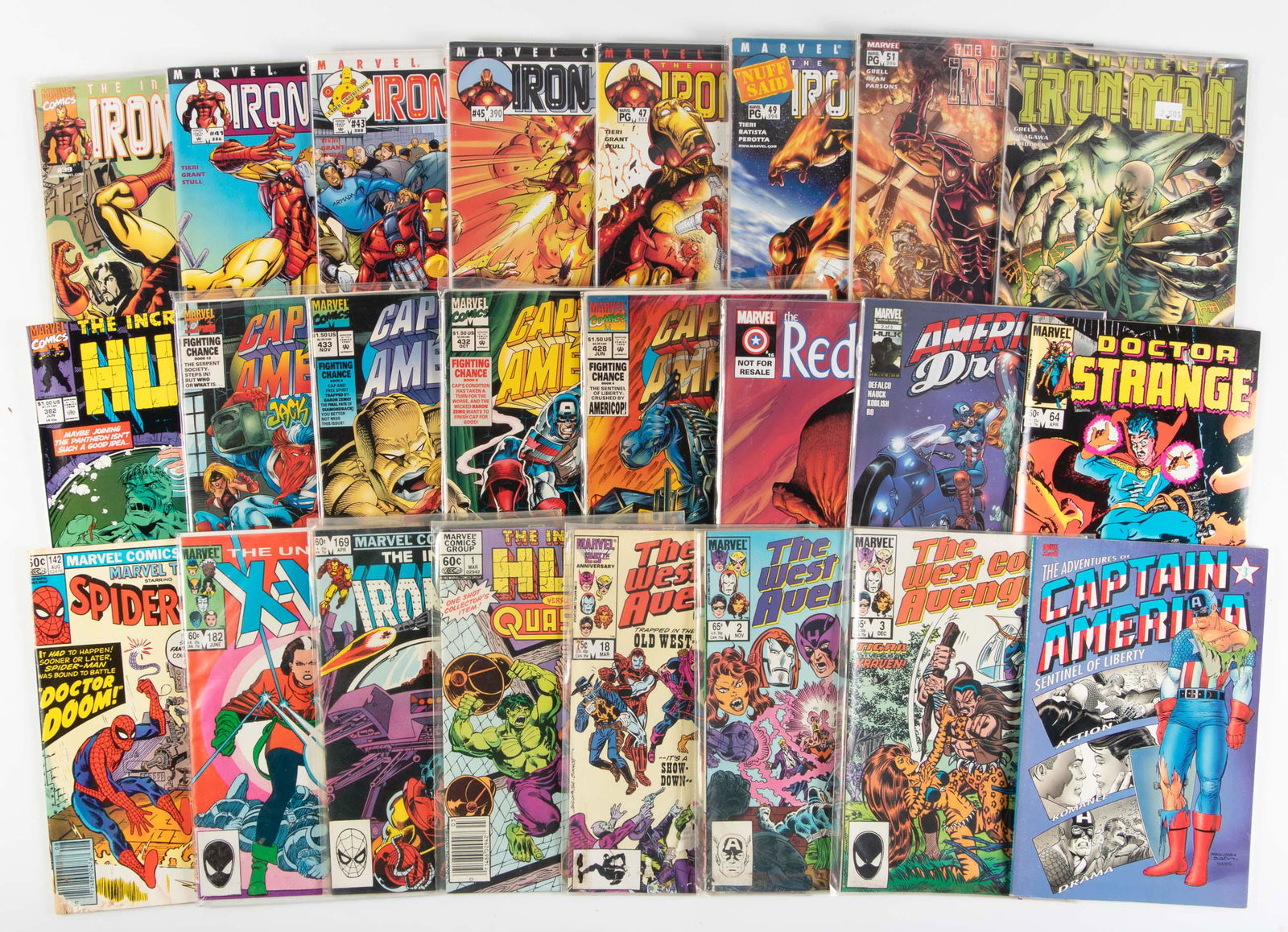 Marvel: Lot of Approx. 250 Comics * 1980s-2000s (1 of 2)