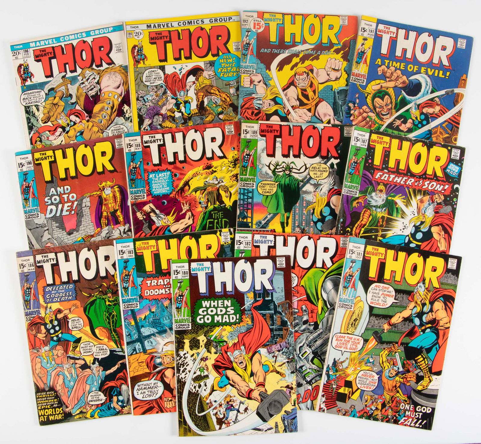 Thor: Lot of 25 Comics * VG/Fine * 1970s (1 of 2)
