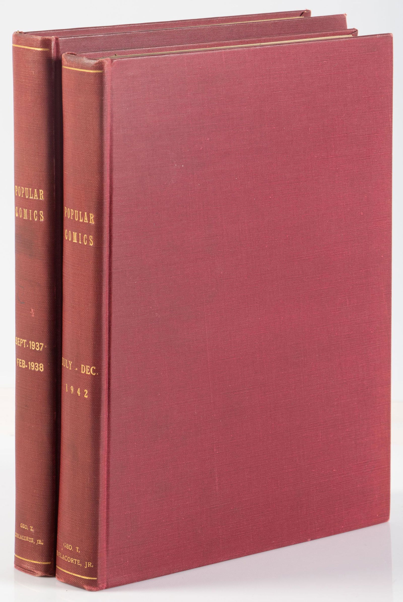 POPULAR COMICS Pair of Bound Volumes from Dell's (1 of 1)