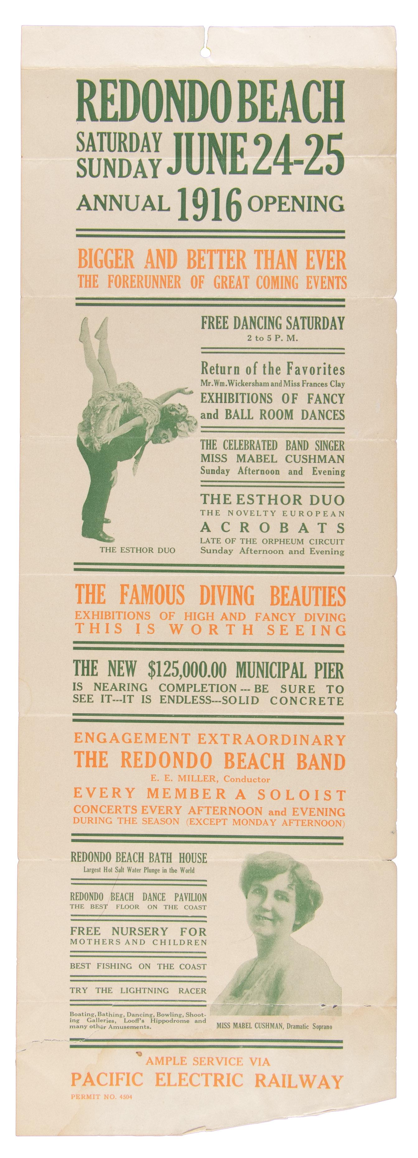 Redondo Beach opens for the summer, 1916 (1 of 3)