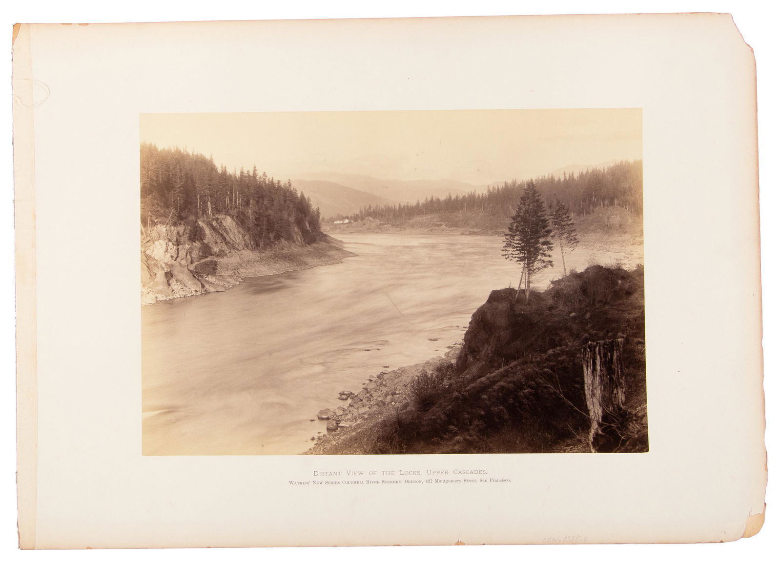 Watkins photograph of Columbia locks (1 of 3)