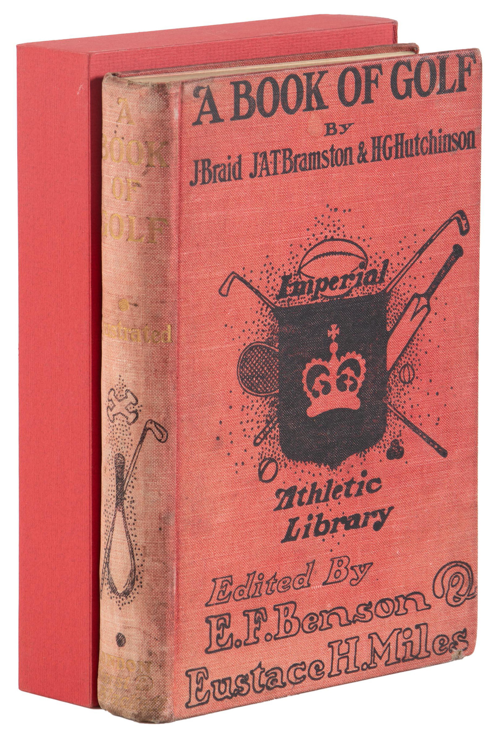 A Book of Golf by Braid, Bramston & Hutchinson: Heading: Author: Braid, James, J. Bramston & Horace Hutchinson Title: A Book of Golf Place Published: London Publisher:Hurst & Blackett Date Published: 1903 Description: vi, [2]