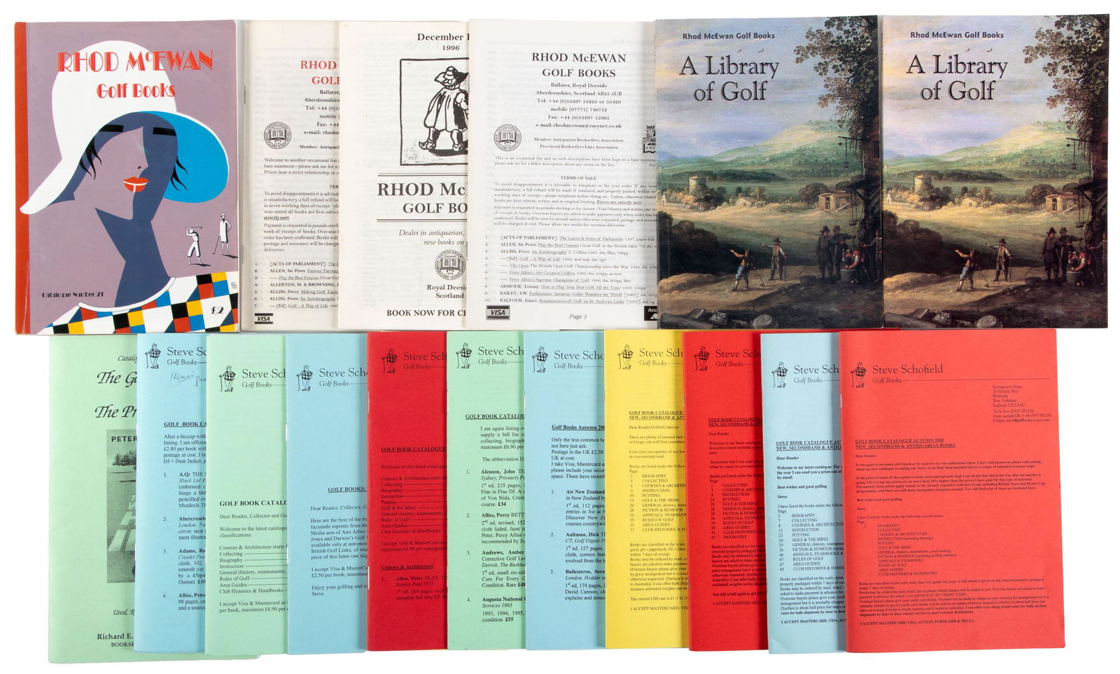 Collection of Golf auction catalogs (1 of 3)