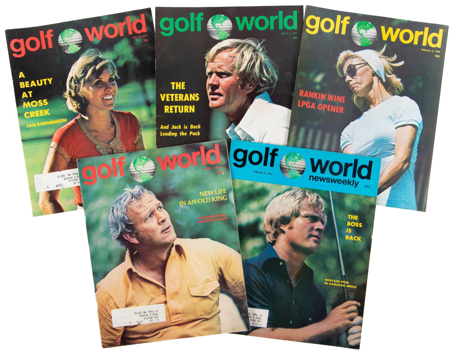 Golf World Magazine - 1974-78: Heading: (Golf World Magazine - 1974-78) Author: Title: Golf World Magazine - 1974-78 Place Published: Southern Pines, NC Publisher:Golf World, Inc. Date Published: 1974-78 Description