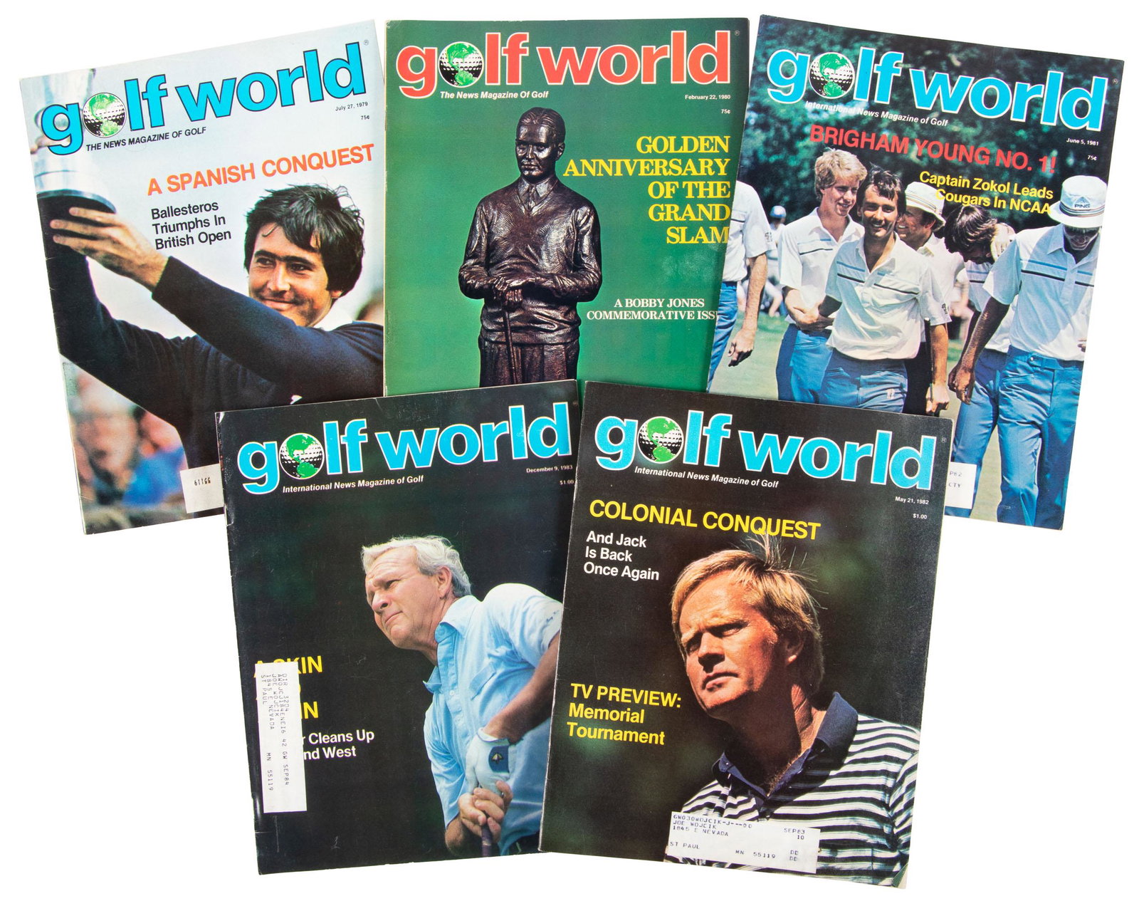Golf World Magazine - 1979-83: Heading: (Golf World Magazine - 1979-83) Author: Title: Golf World Magazine - 1979-83 Place Published: Southern Pines, NC Publisher:Golf World, Inc. Date Published: 1979-83 Description