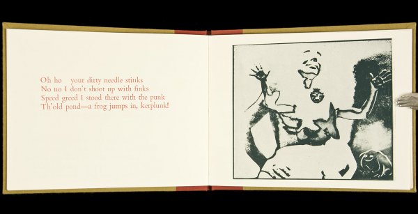 Old Pond Song by Allen Ginsberg & Firefly Press: Title: Old Pond Song Author: Ginsberg, Allen Description: Introduction by Elsa Dorfman. Photographs by Rosalie Post. 6x8 cloth-backed boards. One of 50 copies.Number 11 of 50, numbered and signed by A